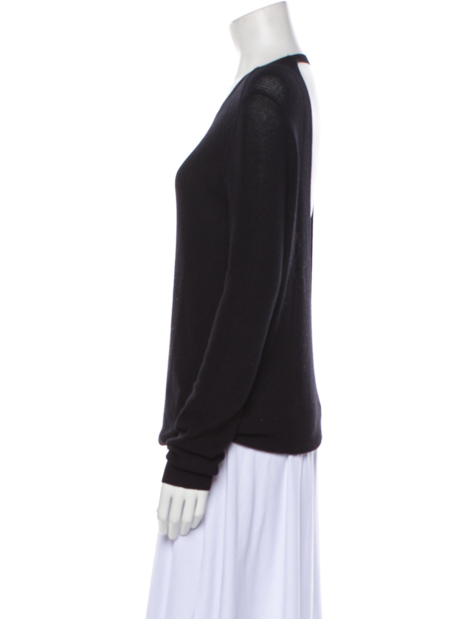 A.L.C. Scoop Neck Long Sleeve Top