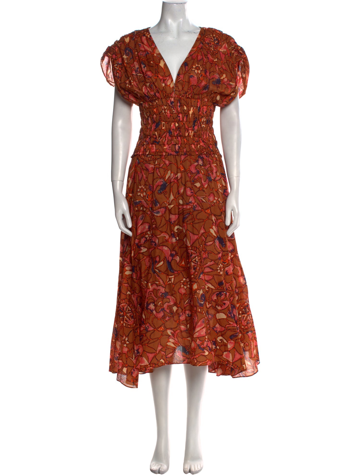 A.L.C. Floral Print Long Dress w/ Tags