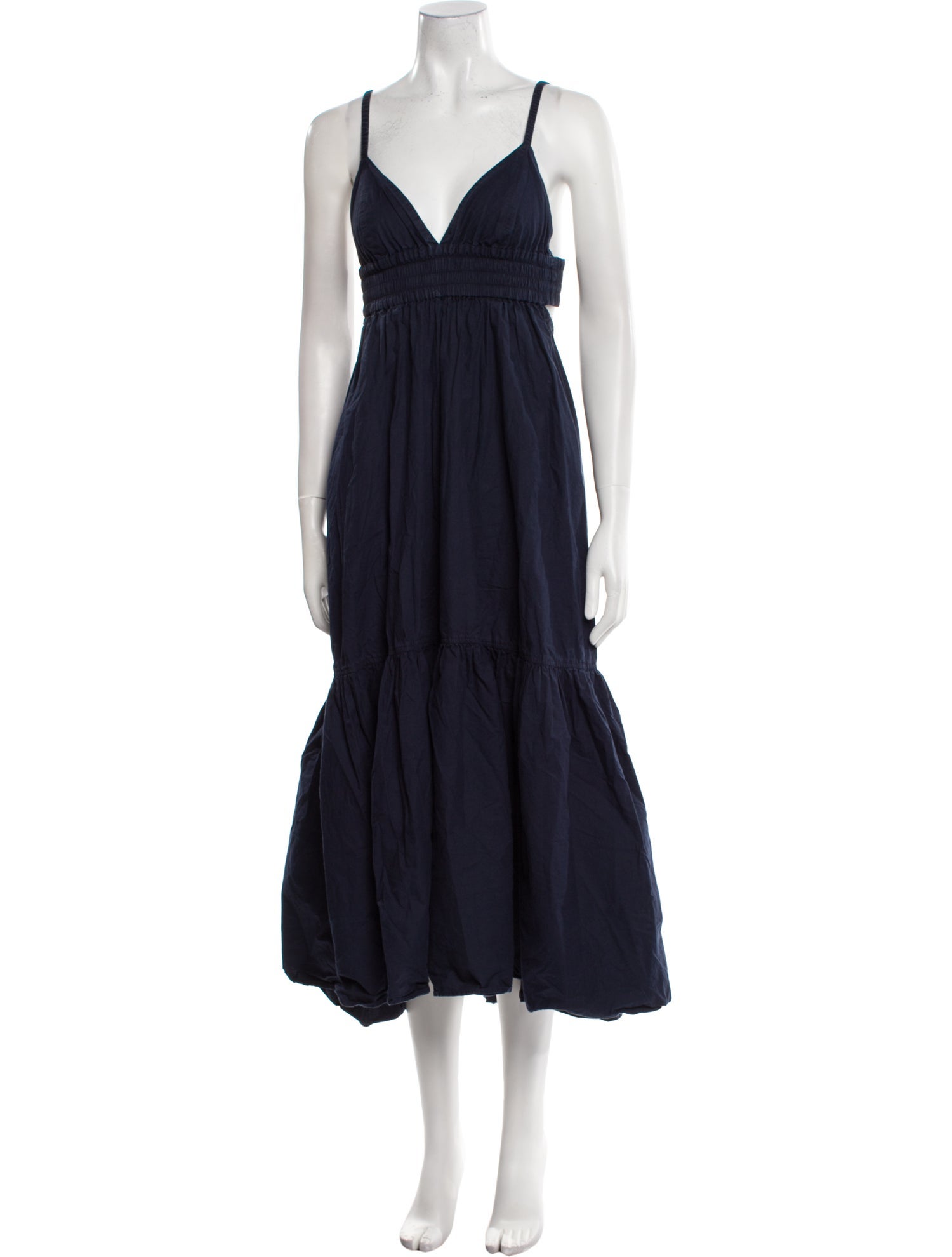 A.L.C. V-Neck Midi Length Dress