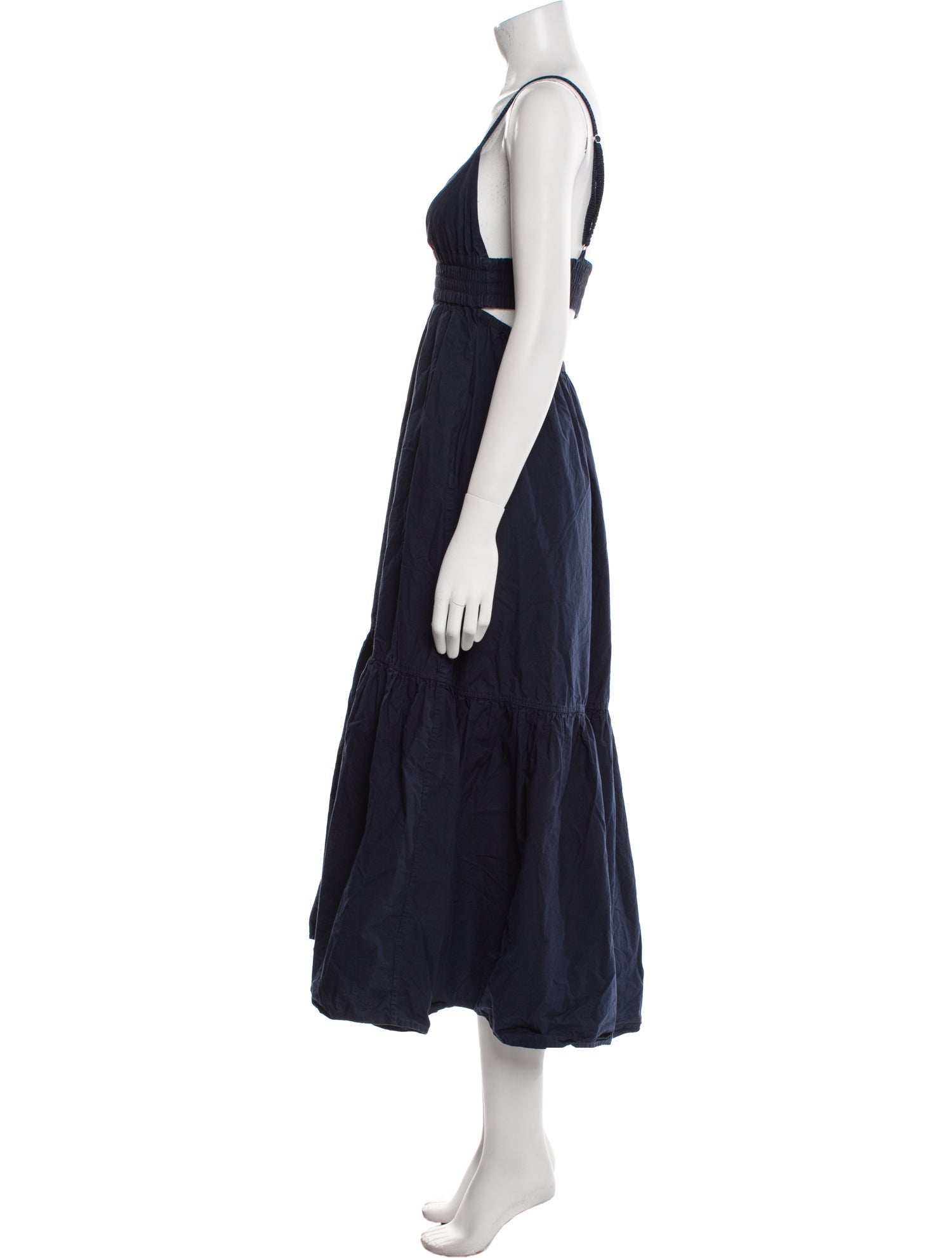 A.L.C. V-Neck Midi Length Dress