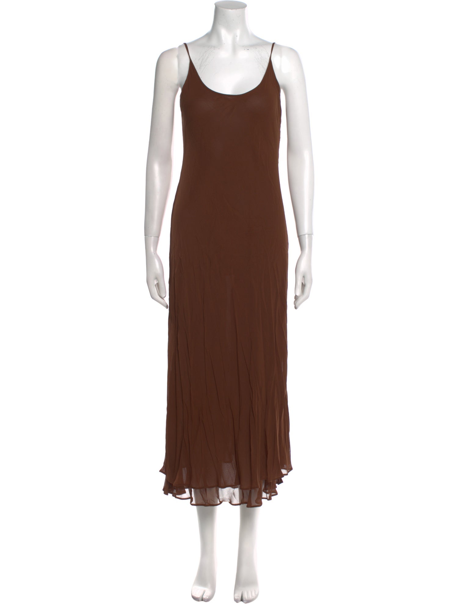A.L.C. Scoop Neck Midi Length Dress