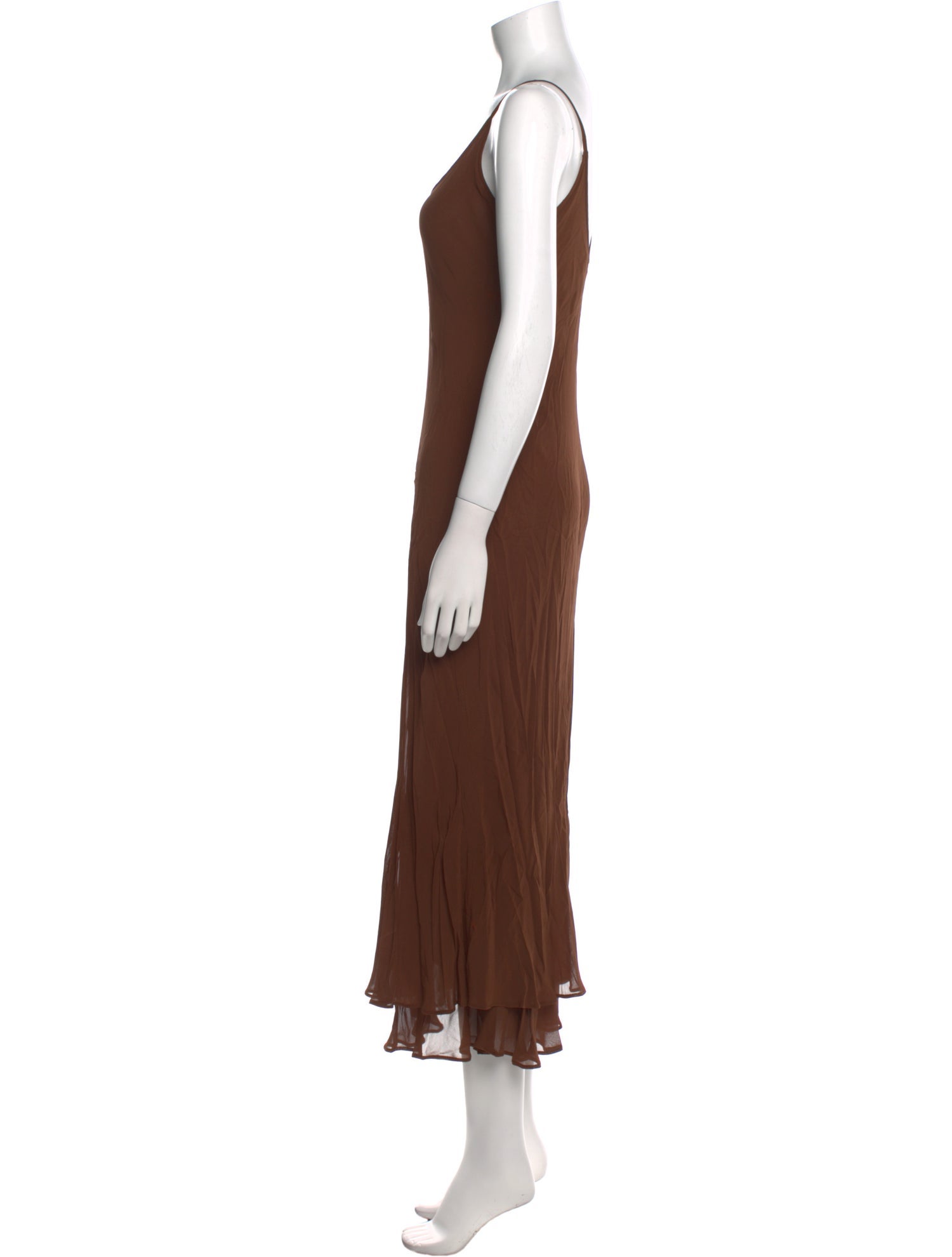 A.L.C. Scoop Neck Midi Length Dress