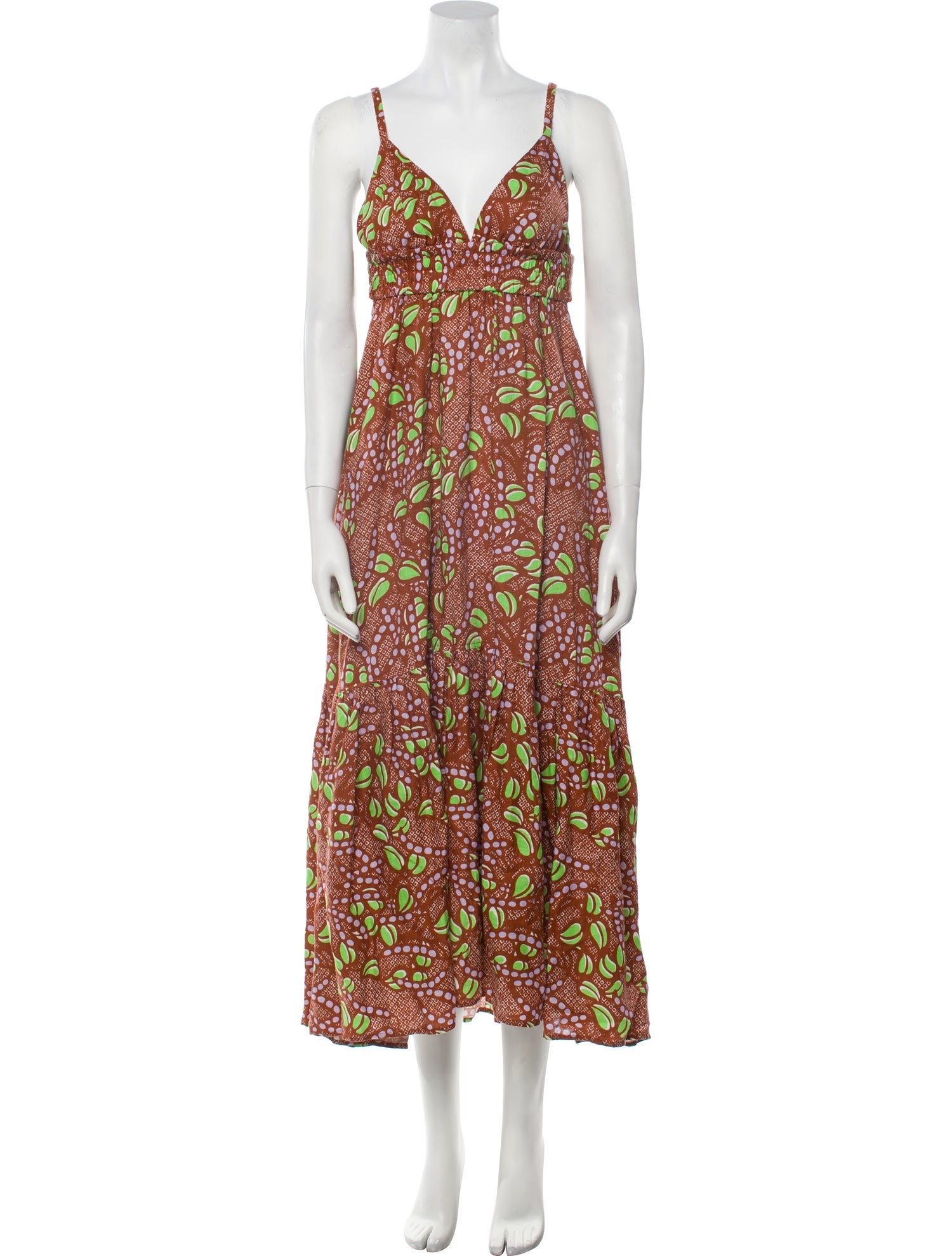 A.L.C. Linen Midi Length Dress