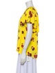 A.L.C. Silk Floral Print Blouse