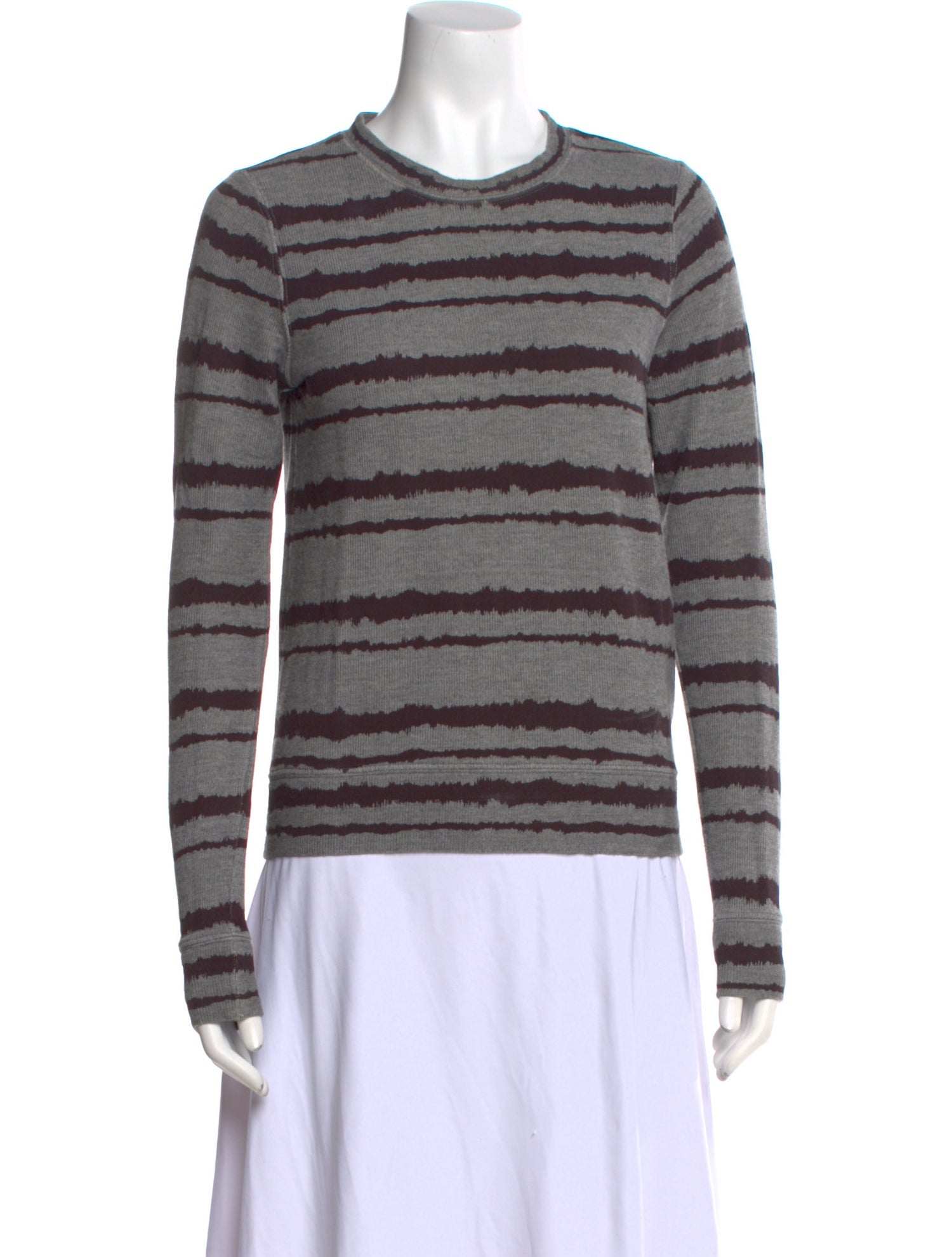 A.L.C. Striped Crew Neck Sweater