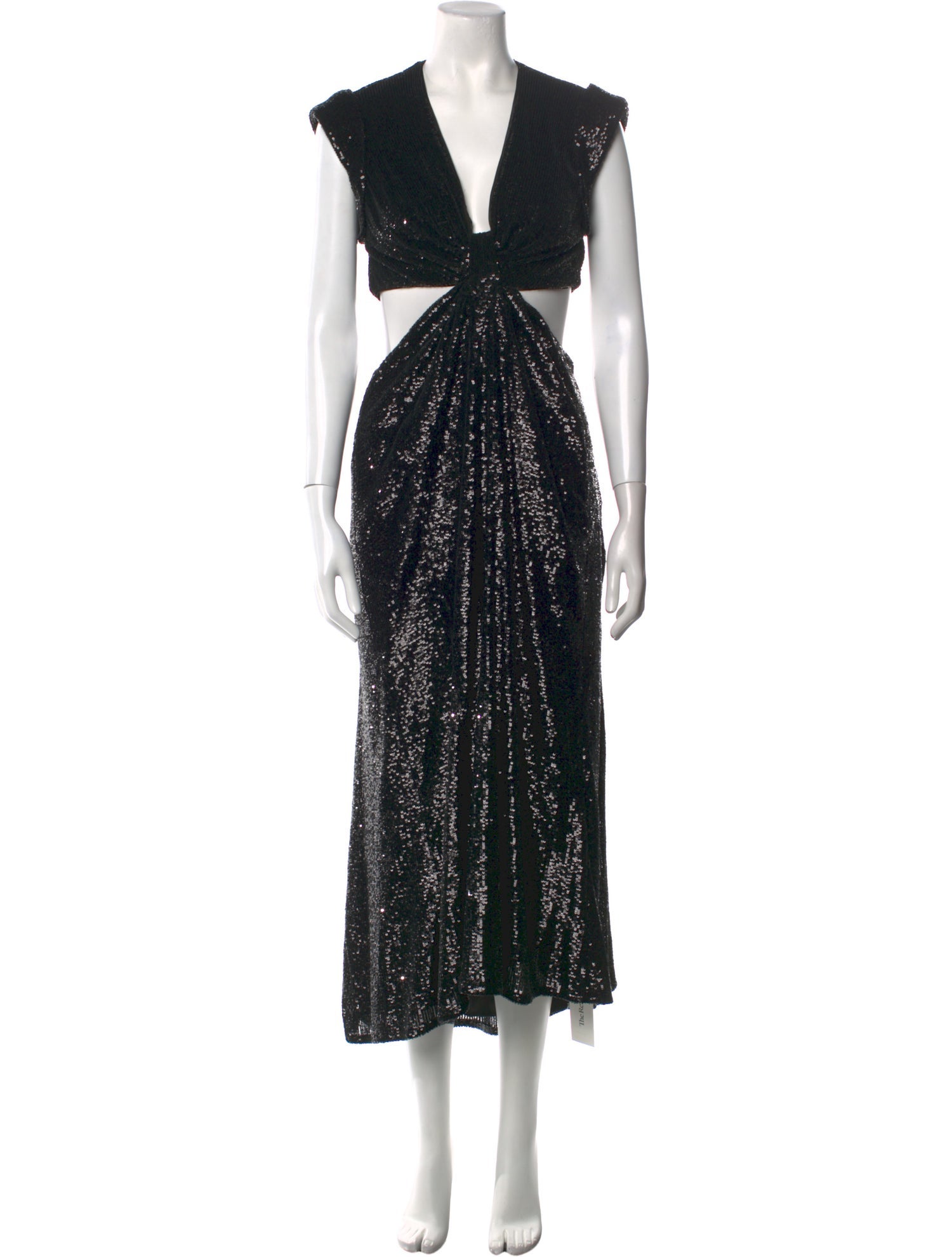 A.L.C. V-Neck Midi Length Dress