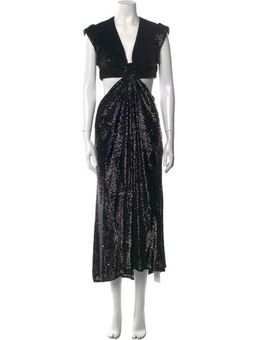 A.l.c. Dresses V-Neck Midi Length Dress S