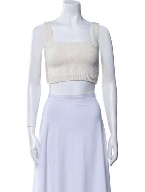 A.L.C. Square Neckline Sleeveless Crop Top