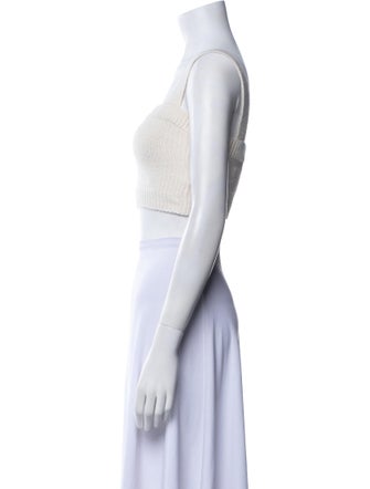 A.L.C. Square Neckline Sleeveless Crop Top