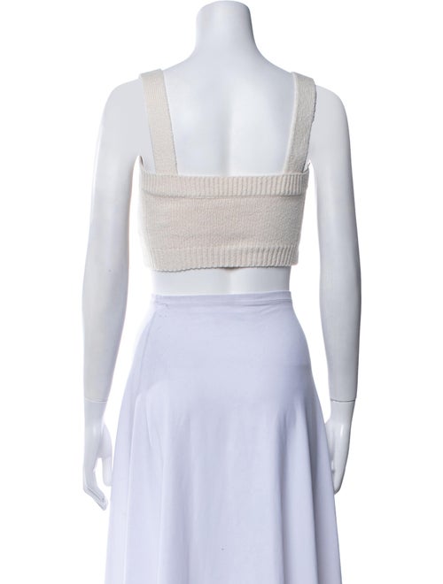A.L.C. Square Neckline Sleeveless Crop Top