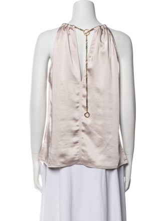 A.L.C. Crew Neck Sleeveless Blouse