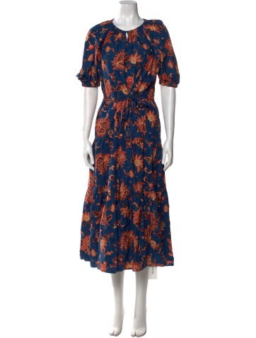 A.l.c. Dresses Floral Print Long Dress XL