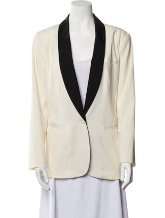 A.L.C. Virgin Wool Striped Blazer