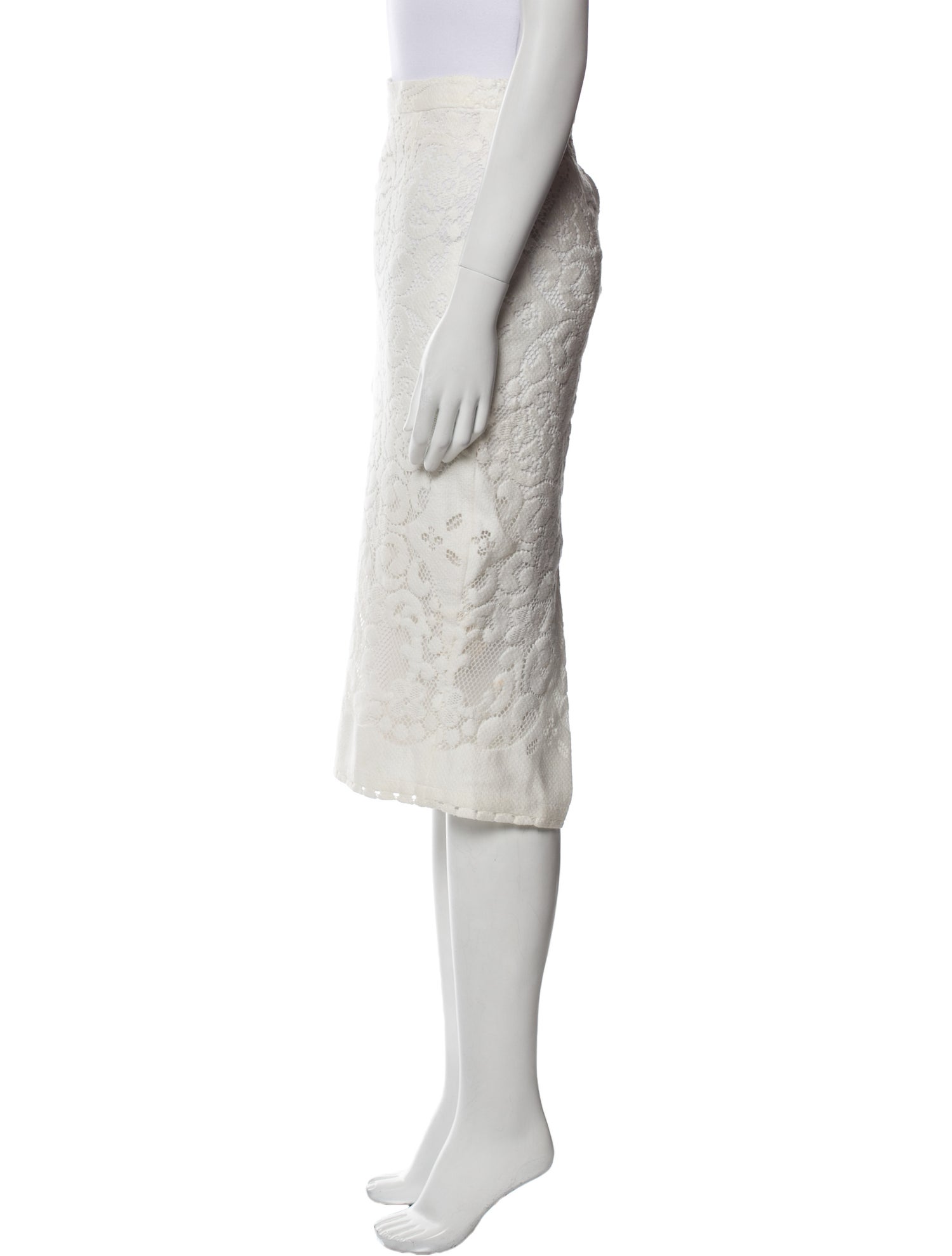 A.L.C. Cutout Accent Knee-Length Skirt