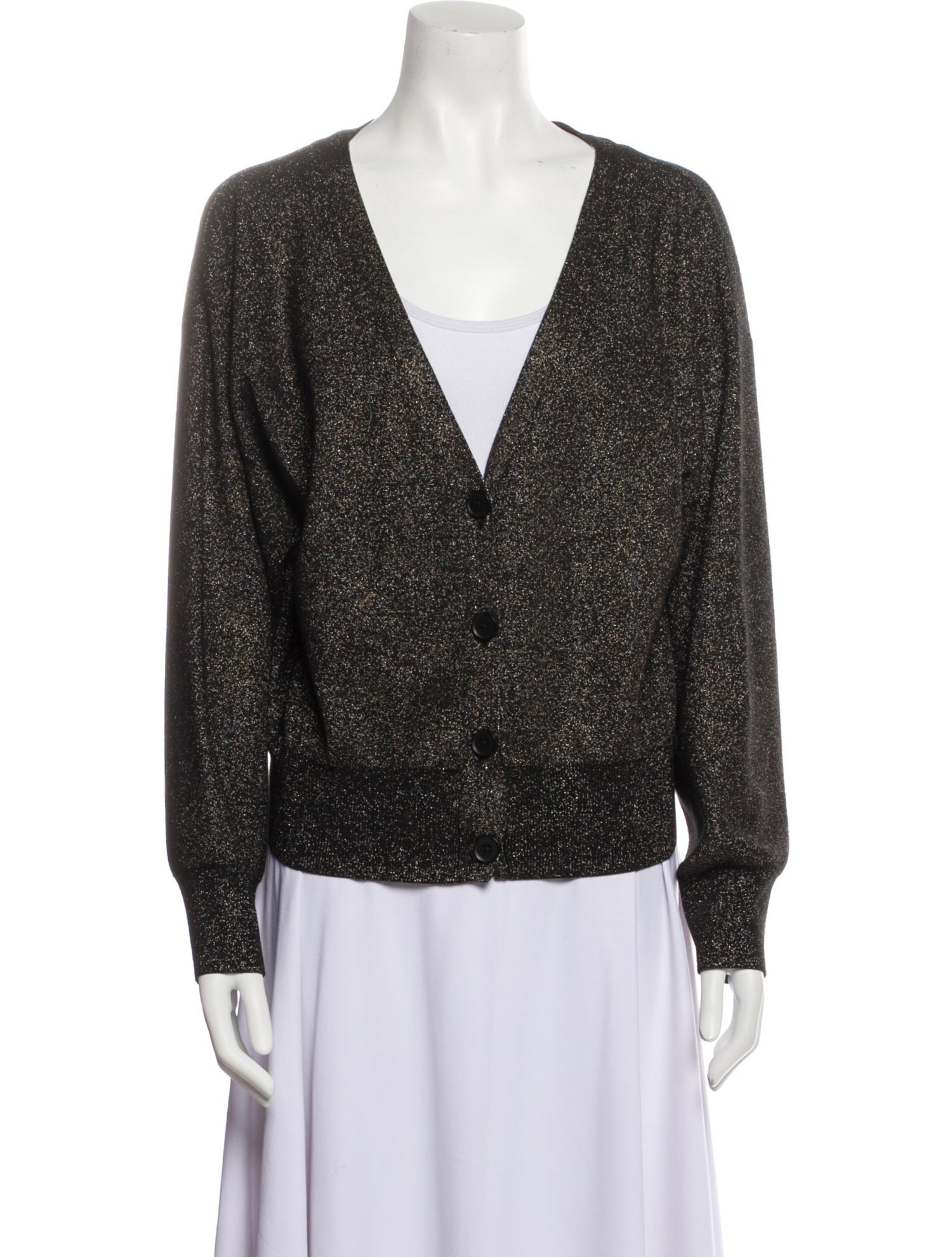 A.L.C. Printed V-Neck Blouse