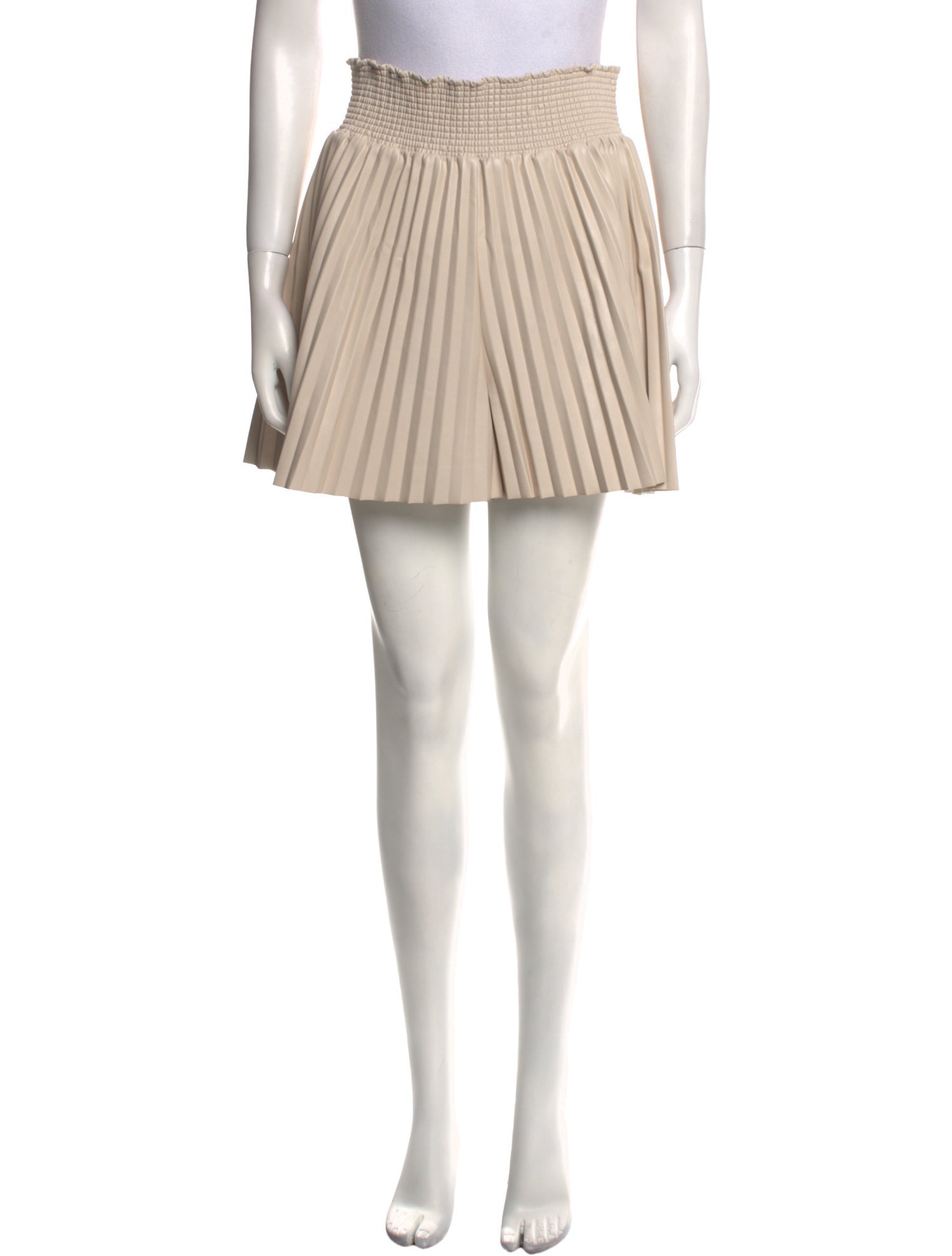 A.L.C. Faux Leather Mini Shorts
