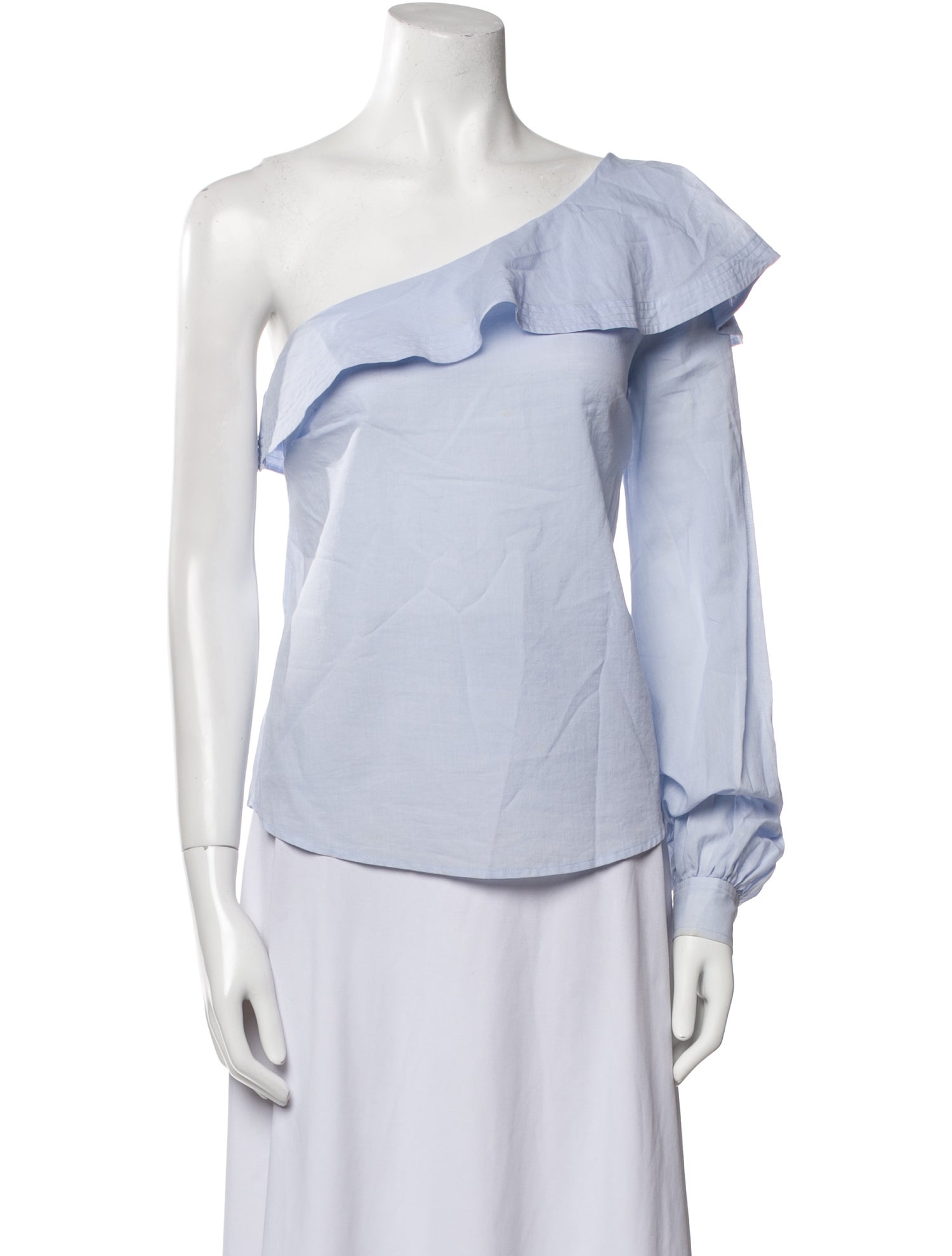 A.L.C. One-Shoulder Long Sleeve Top