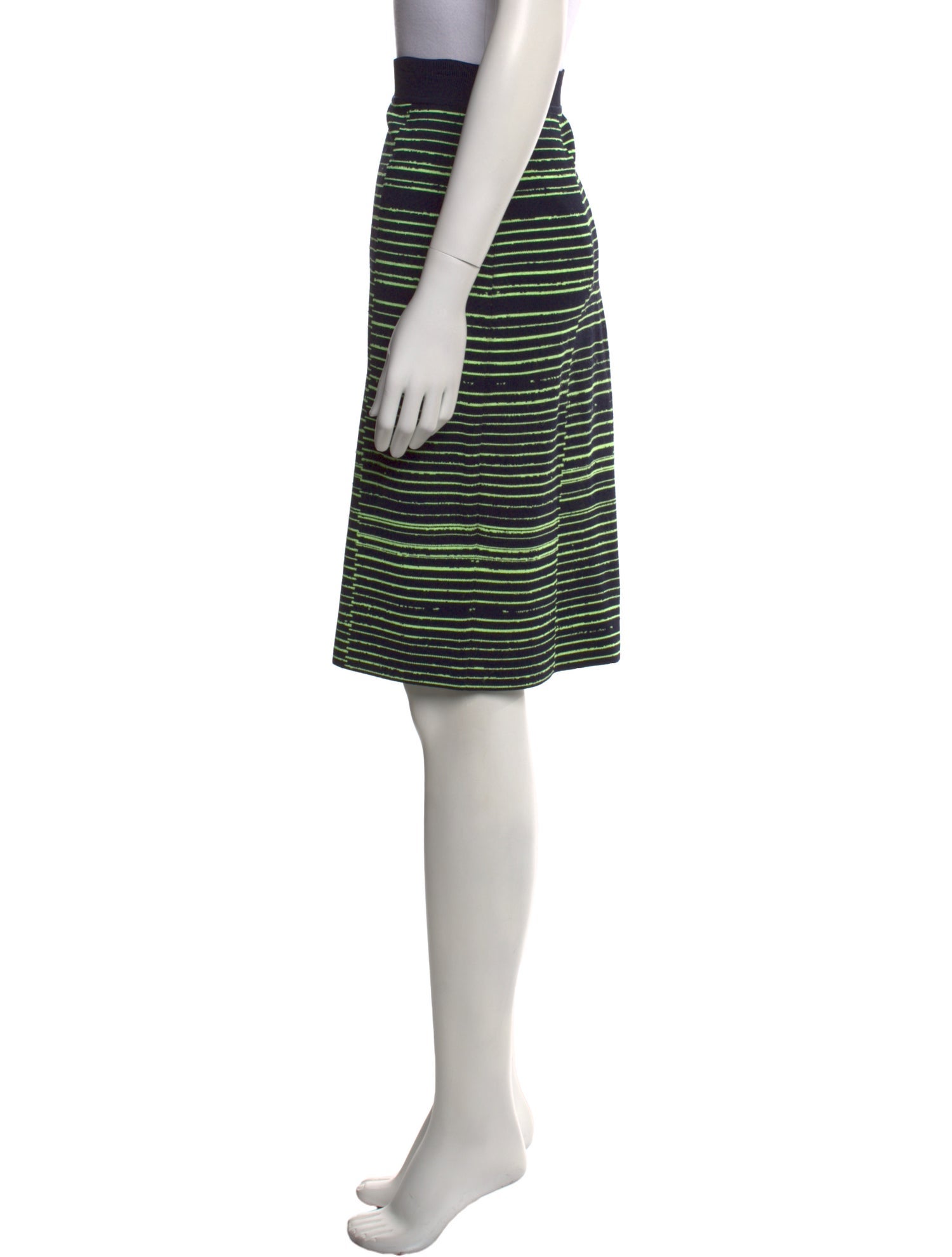 A.L.C. Striped Knee-Length Skirt