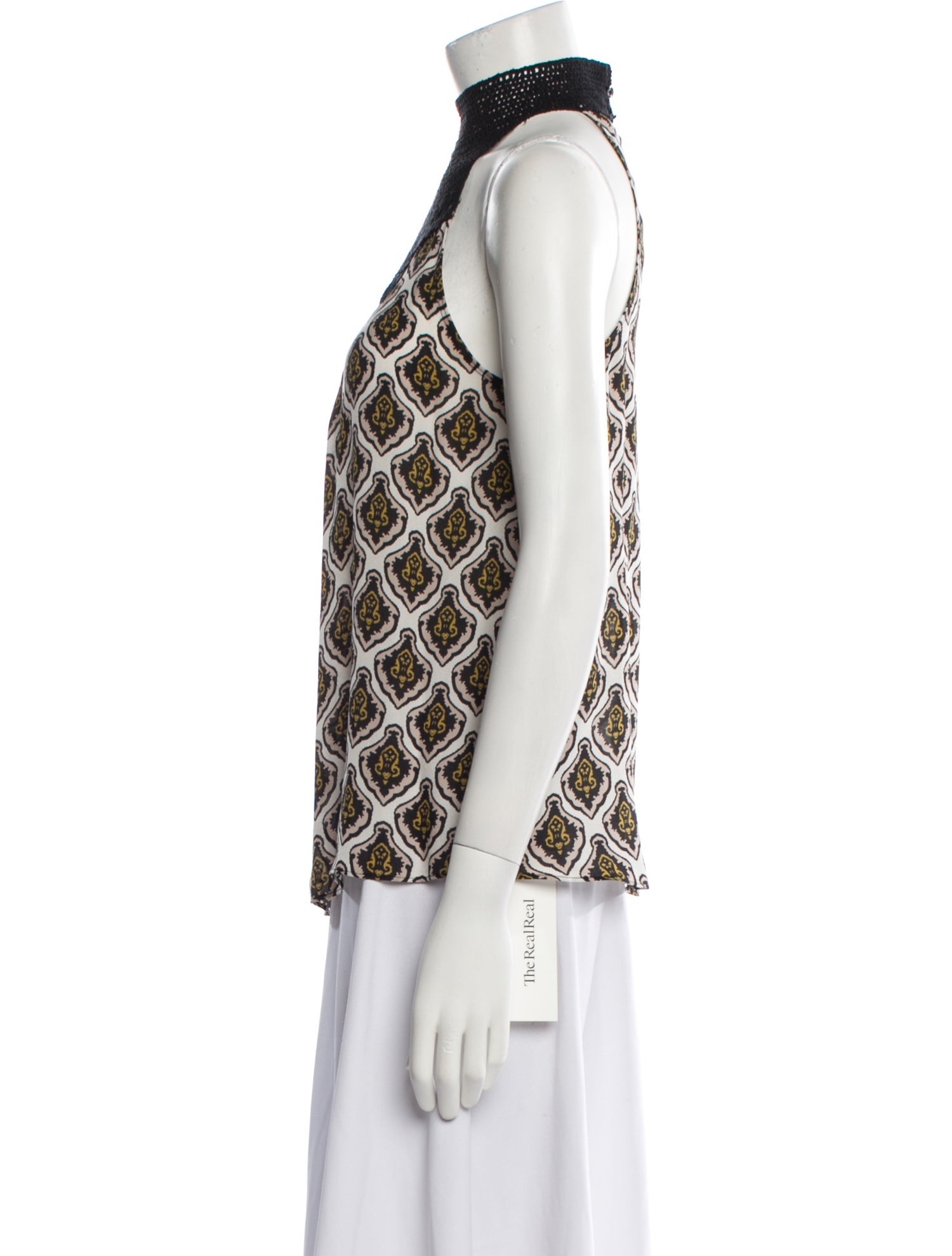 A.L.C. Silk Printed Blouse