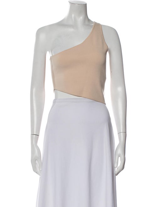 A.L.C. One-Shoulder Sleeveless Crop Top