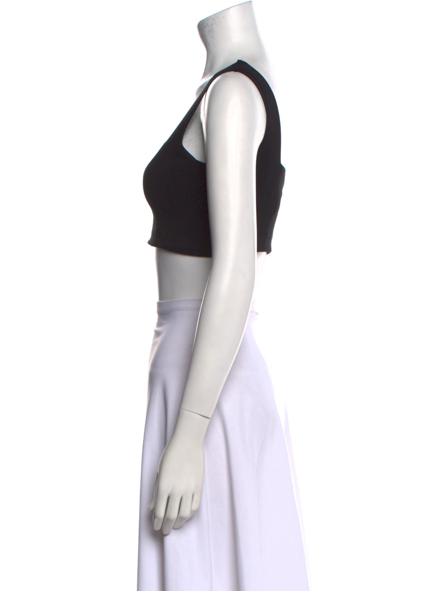 A.L.C. Square Neckline Sleeveless Crop Top