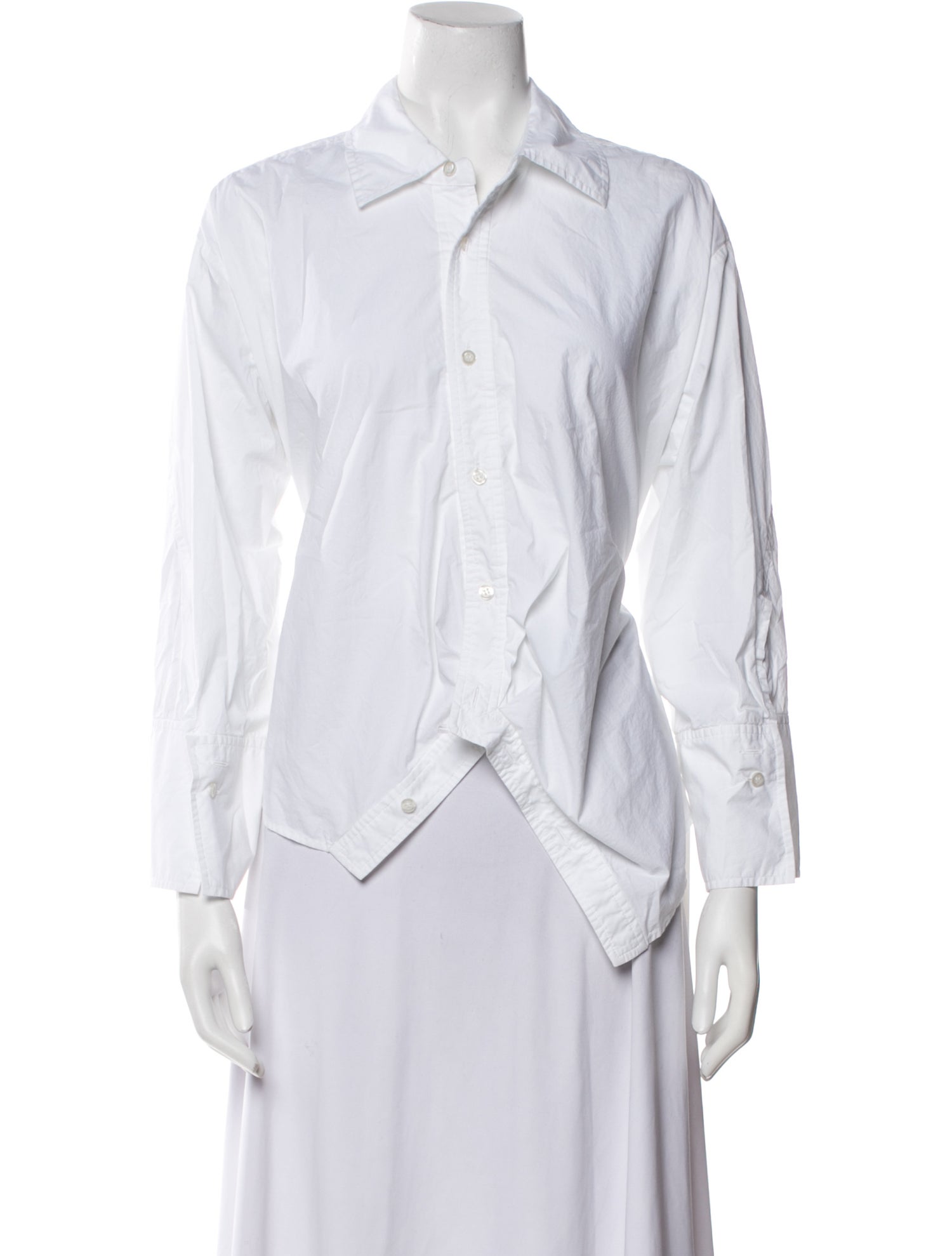 A.L.C. Three-Quarter Sleeve Button-Up Top