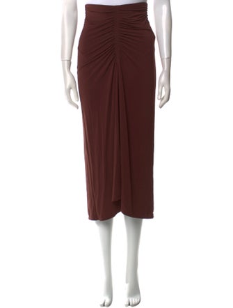 A.L.C. Ruffle Embellishment Midi Length Skirt