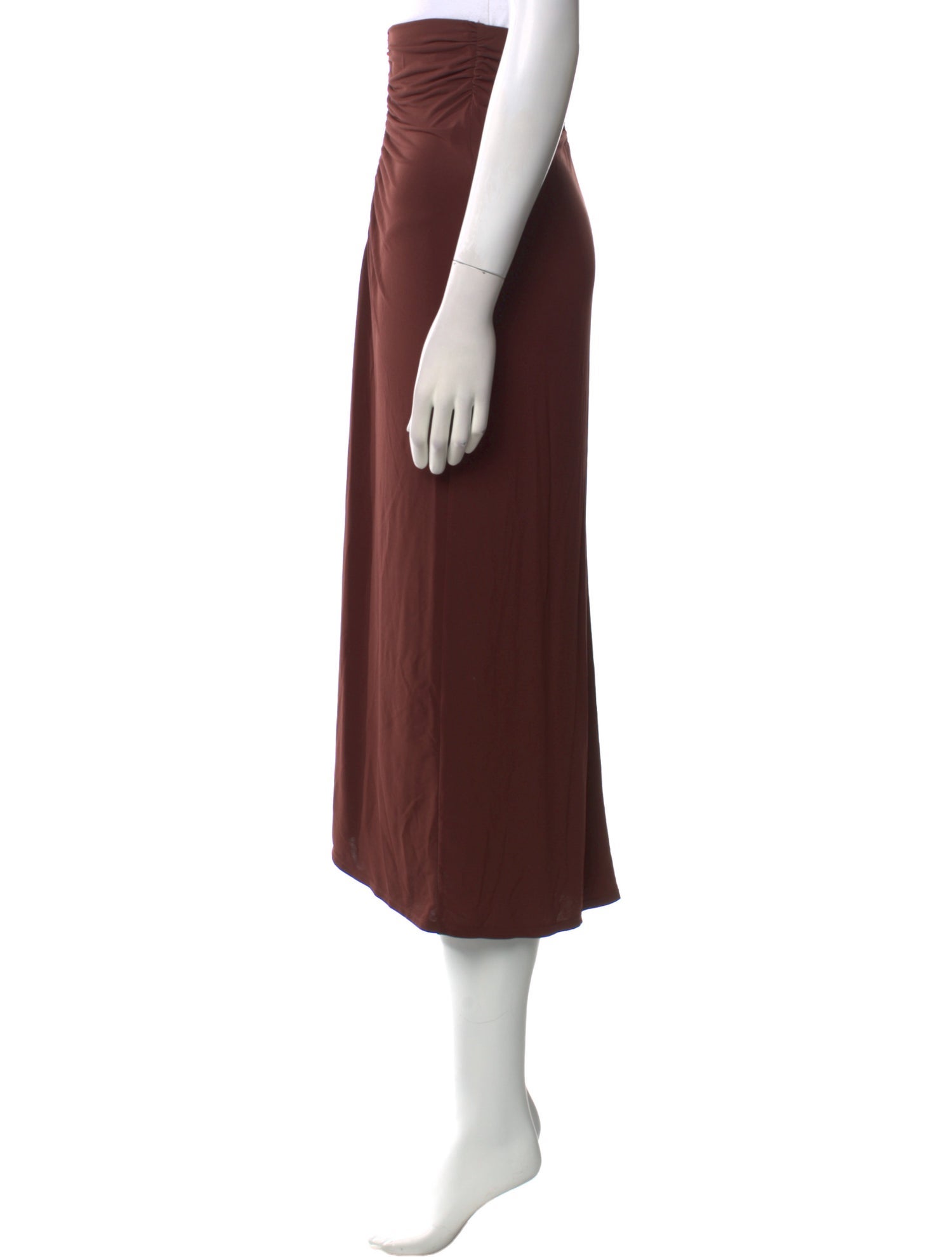 A.L.C. Ruffle Embellishment Midi Length Skirt