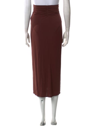 A.L.C. Ruffle Embellishment Midi Length Skirt