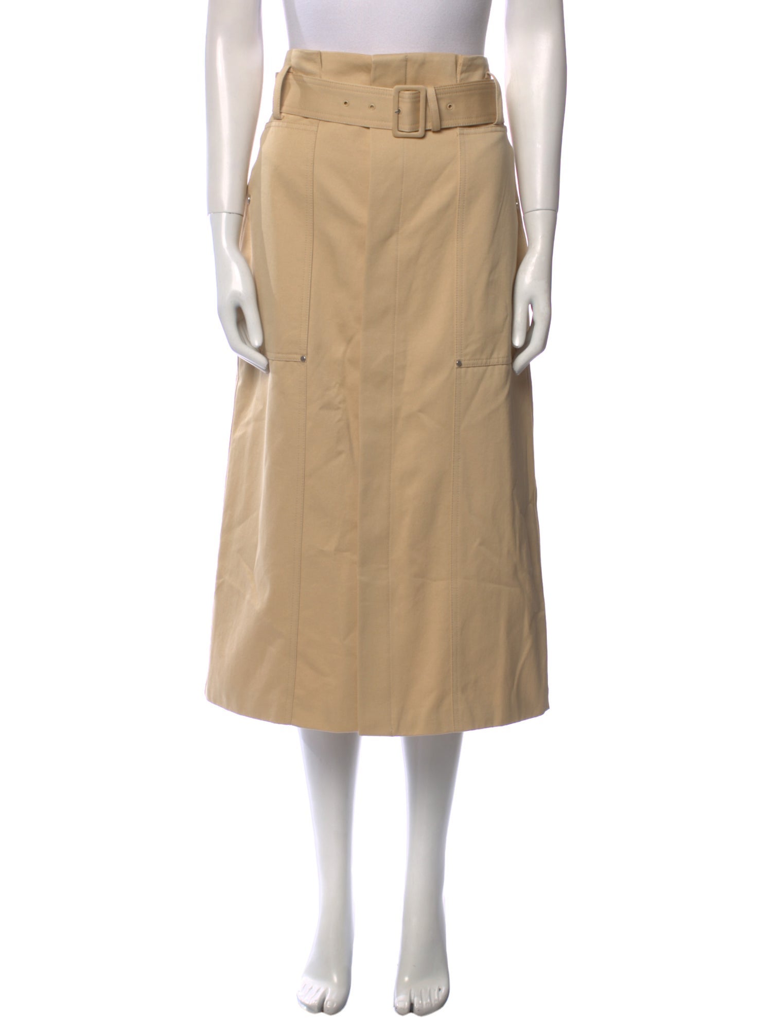 A.L.C. Pleated Accents Midi Length Skirt w/ Tags