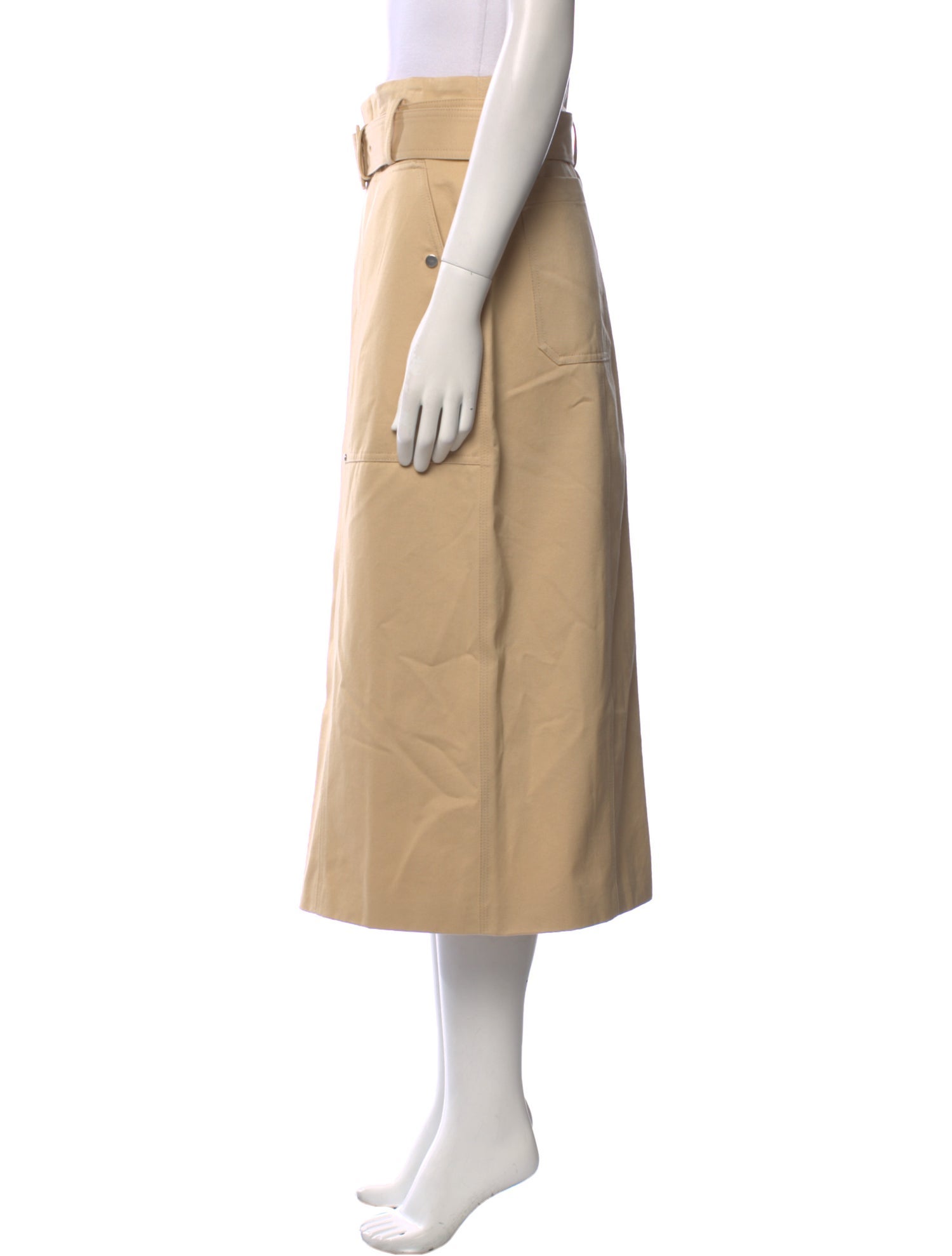 A.L.C. Pleated Accents Midi Length Skirt w/ Tags