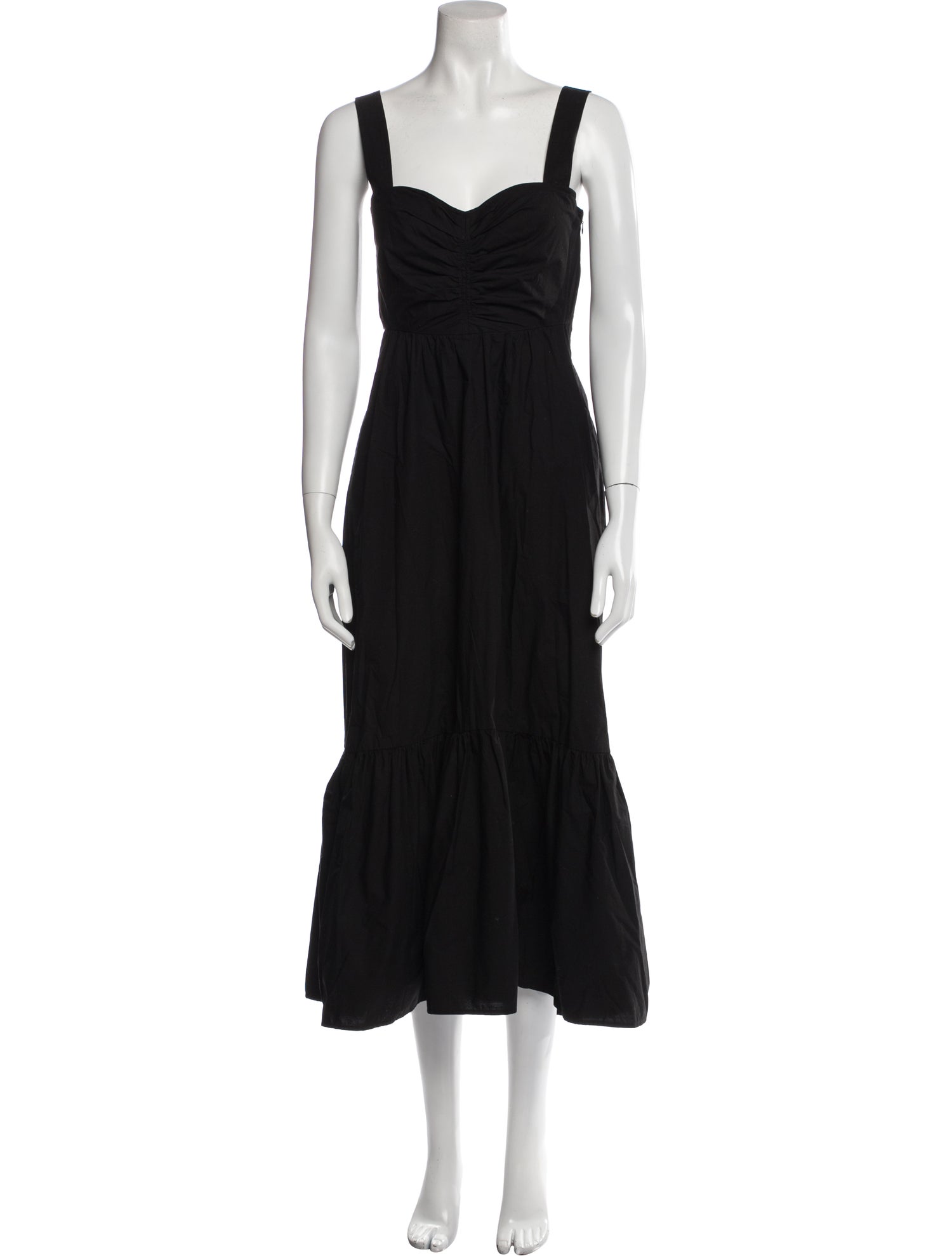 A.L.C. Square Neckline Midi Length Dress