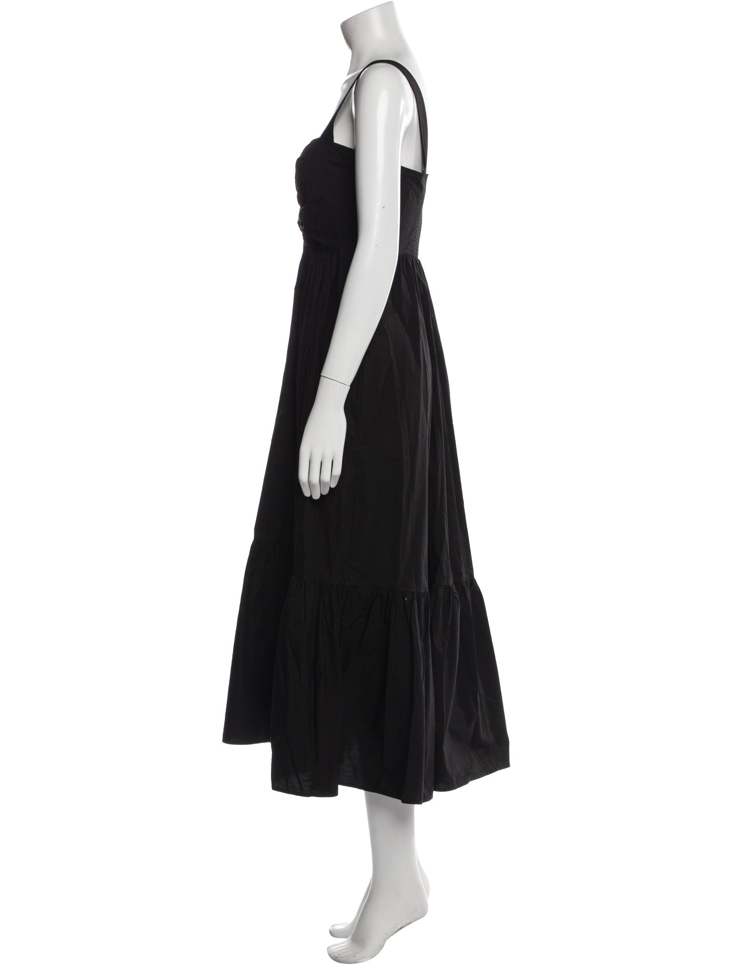 A.L.C. Square Neckline Midi Length Dress