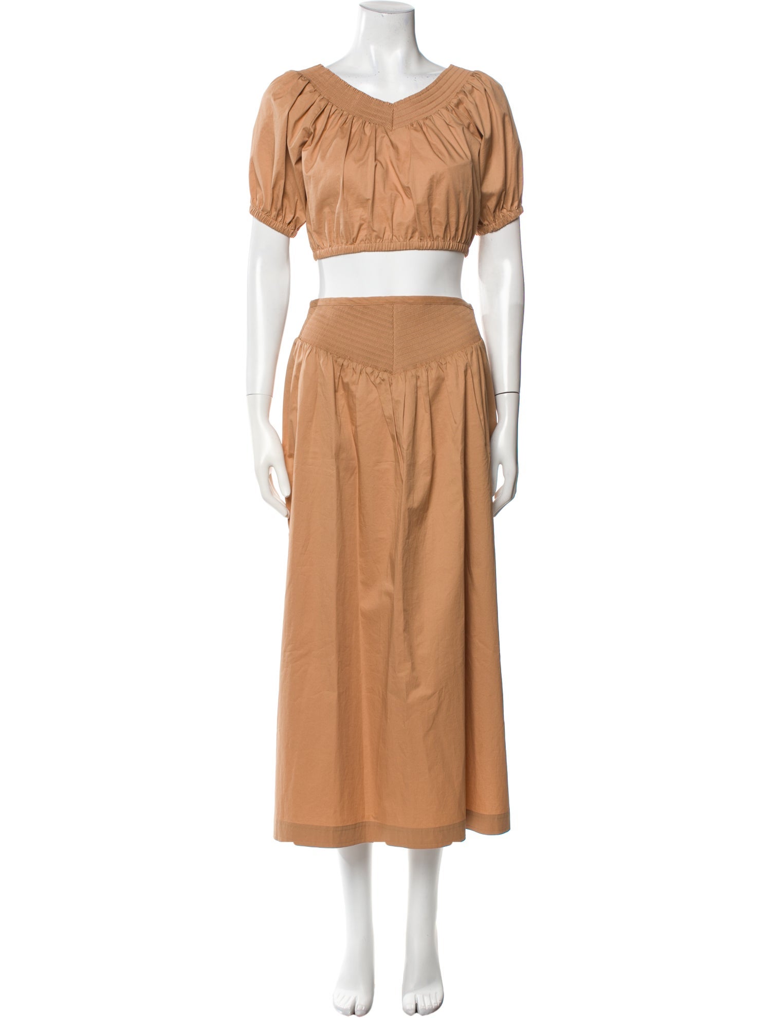 A.L.C. Pleated Accents Skirt Set