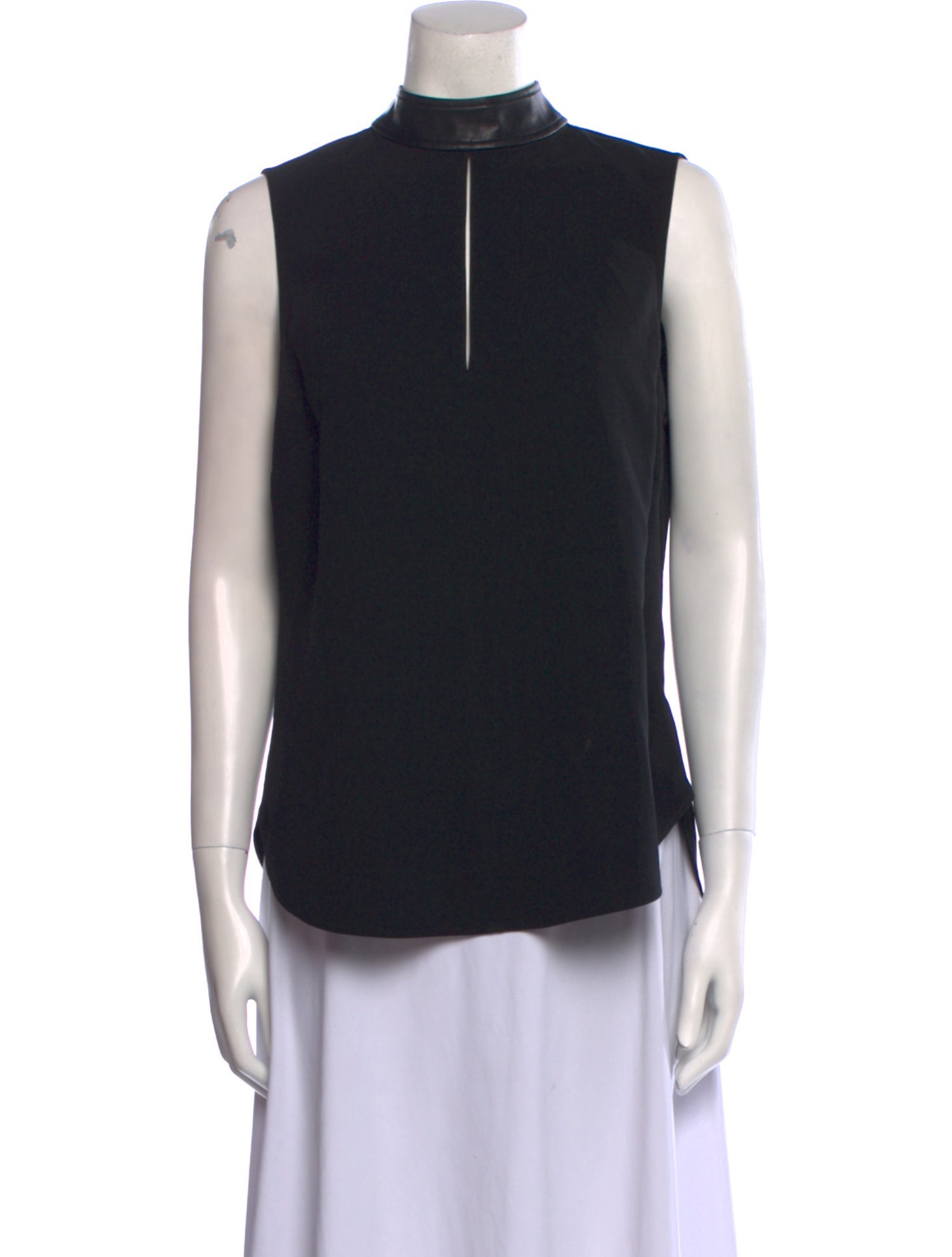 A.L.C. Mock Neck Sleeveless Blouse