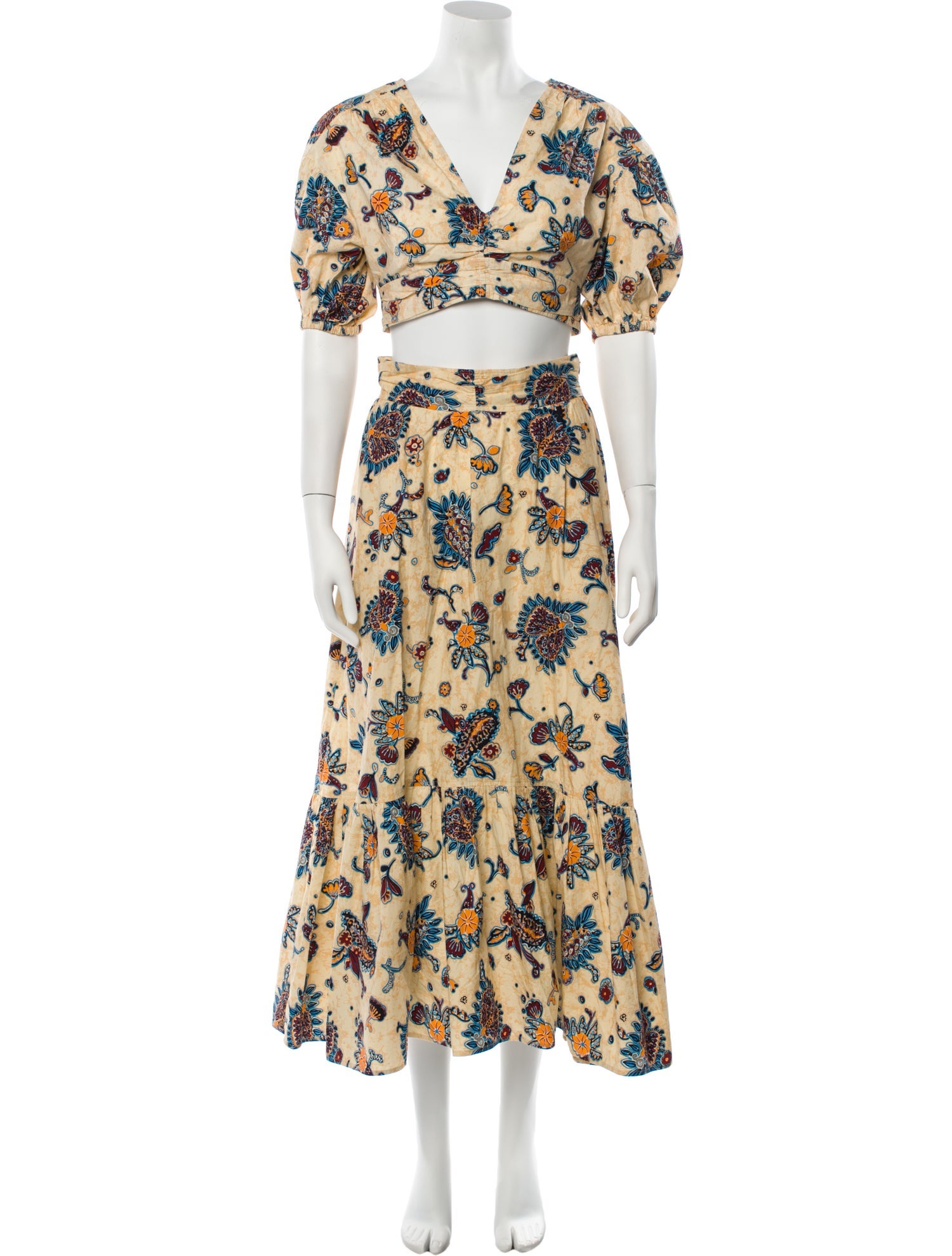 A.L.C. Floral Print Skirt Set