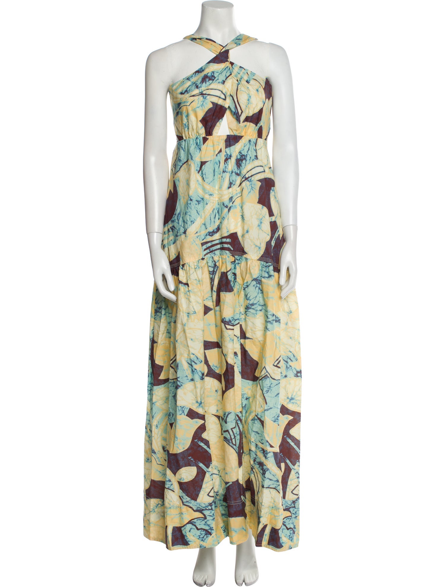 A.L.C. Printed Long Dress w/ Tags