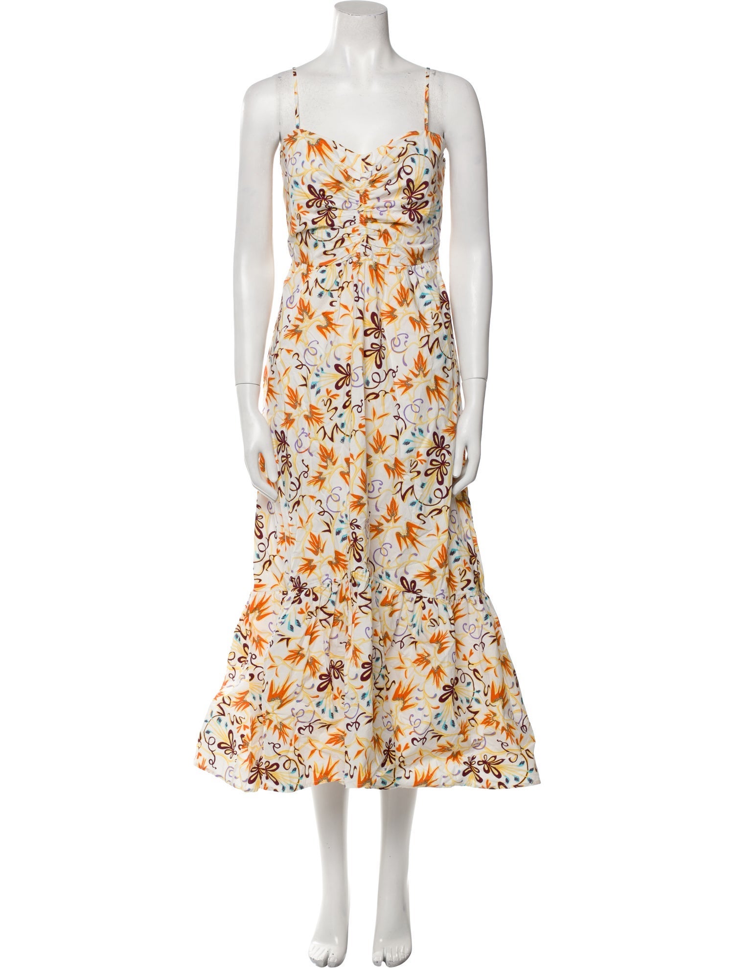 A.L.C. Floral Print Midi Length Dress w/ Tags
