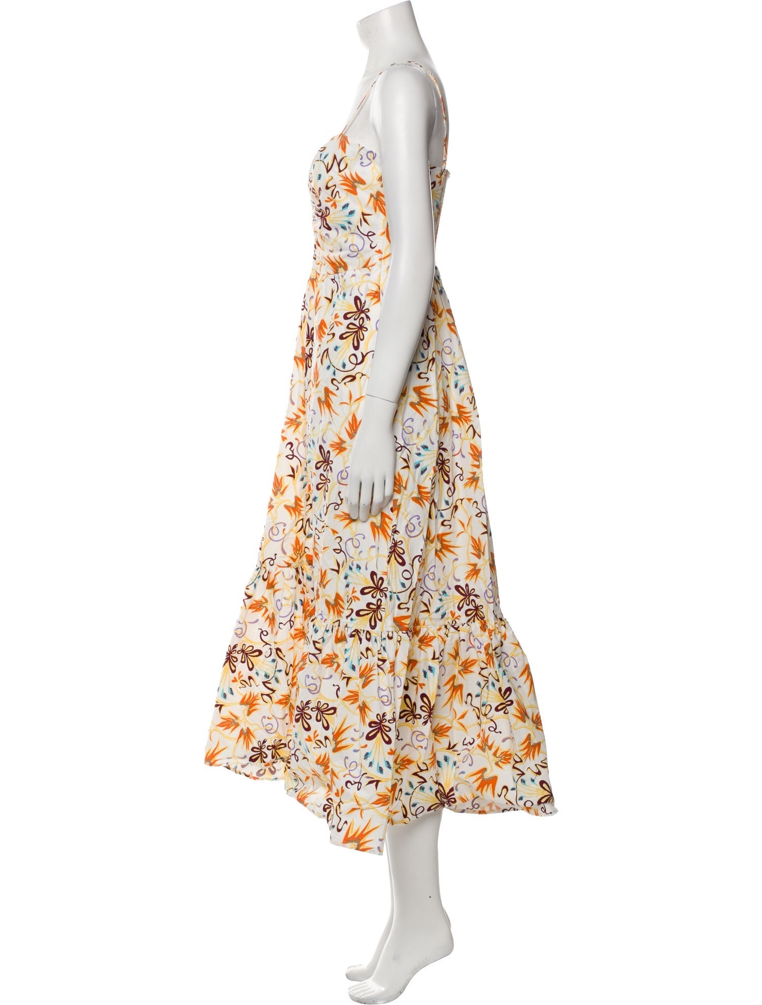 A.L.C. Floral Print Midi Length Dress w/ Tags