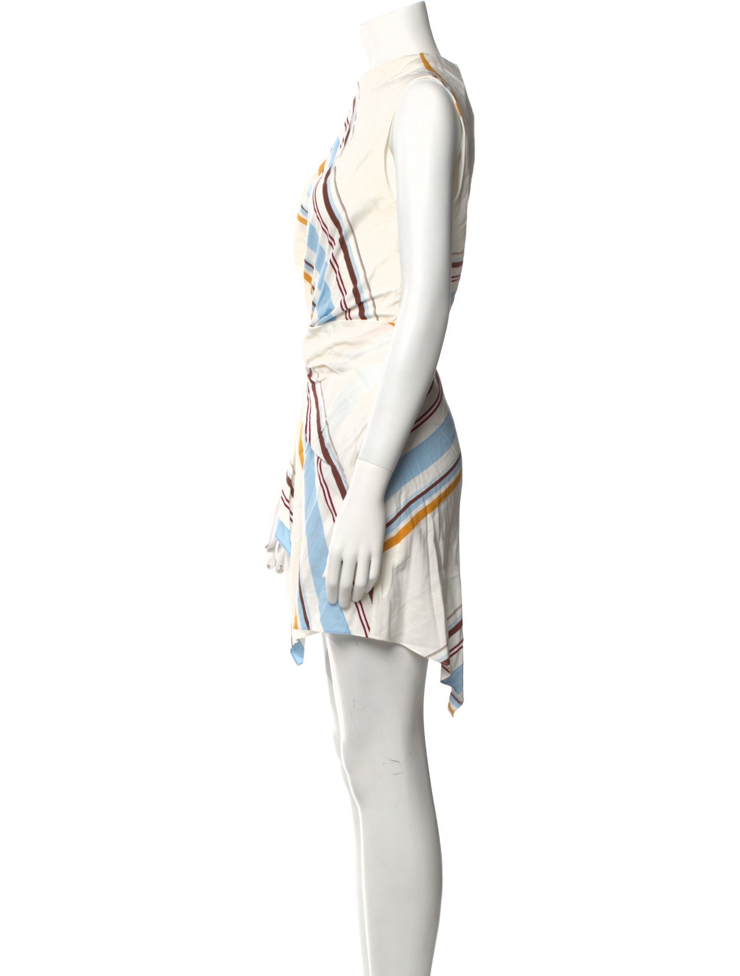 A.L.C. Striped Knee-Length Dress