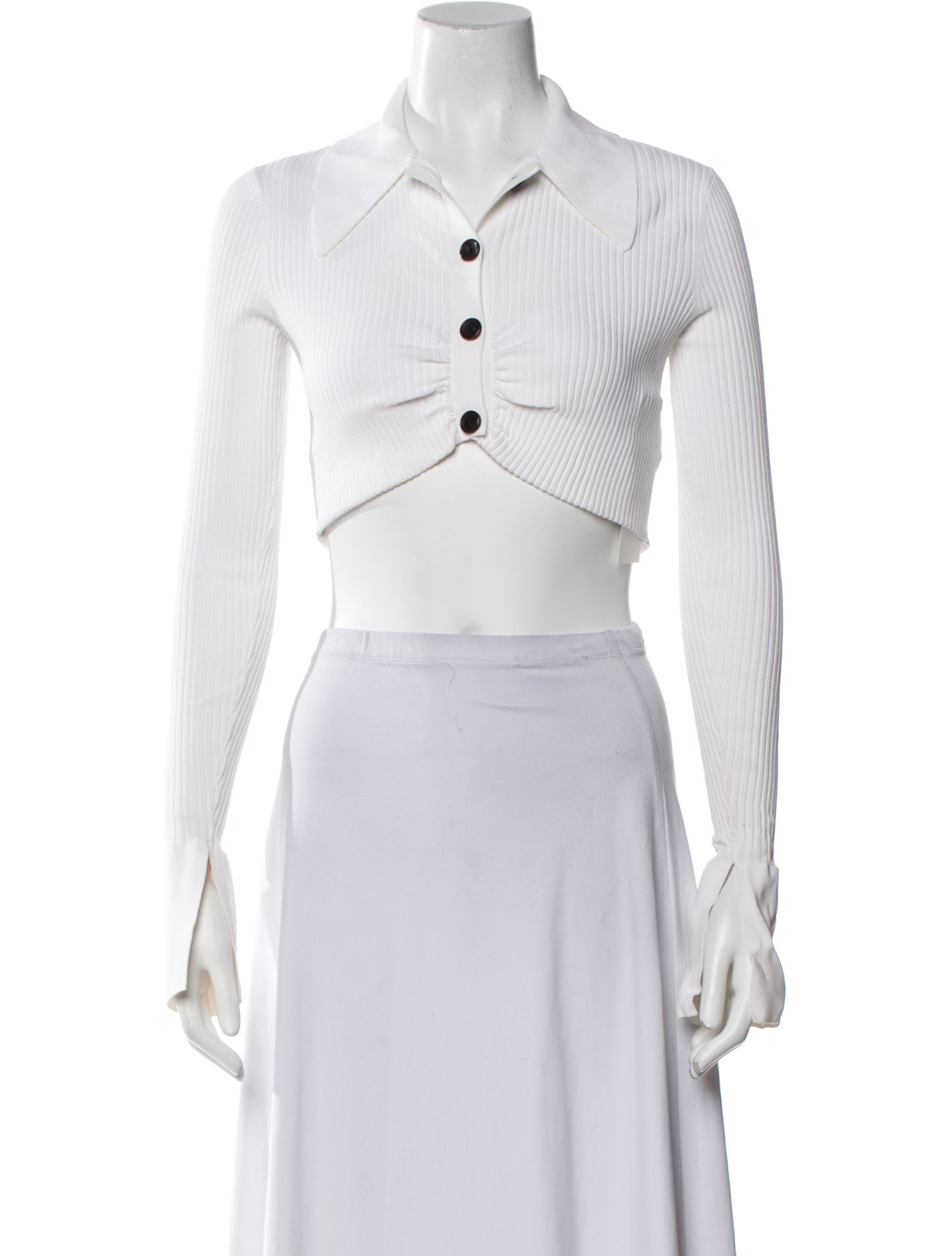 A.L.C. Long Sleeve Crop Top