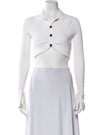 A.L.C. Long Sleeve Crop Top