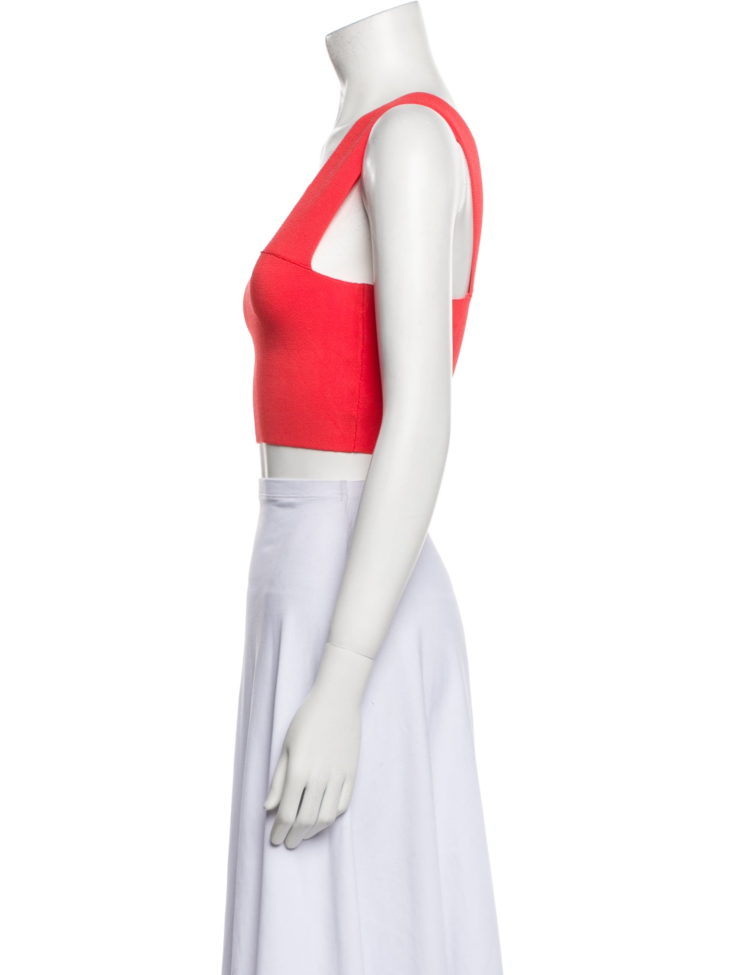 A.L.C. Square Neckline Sleeveless Crop Top