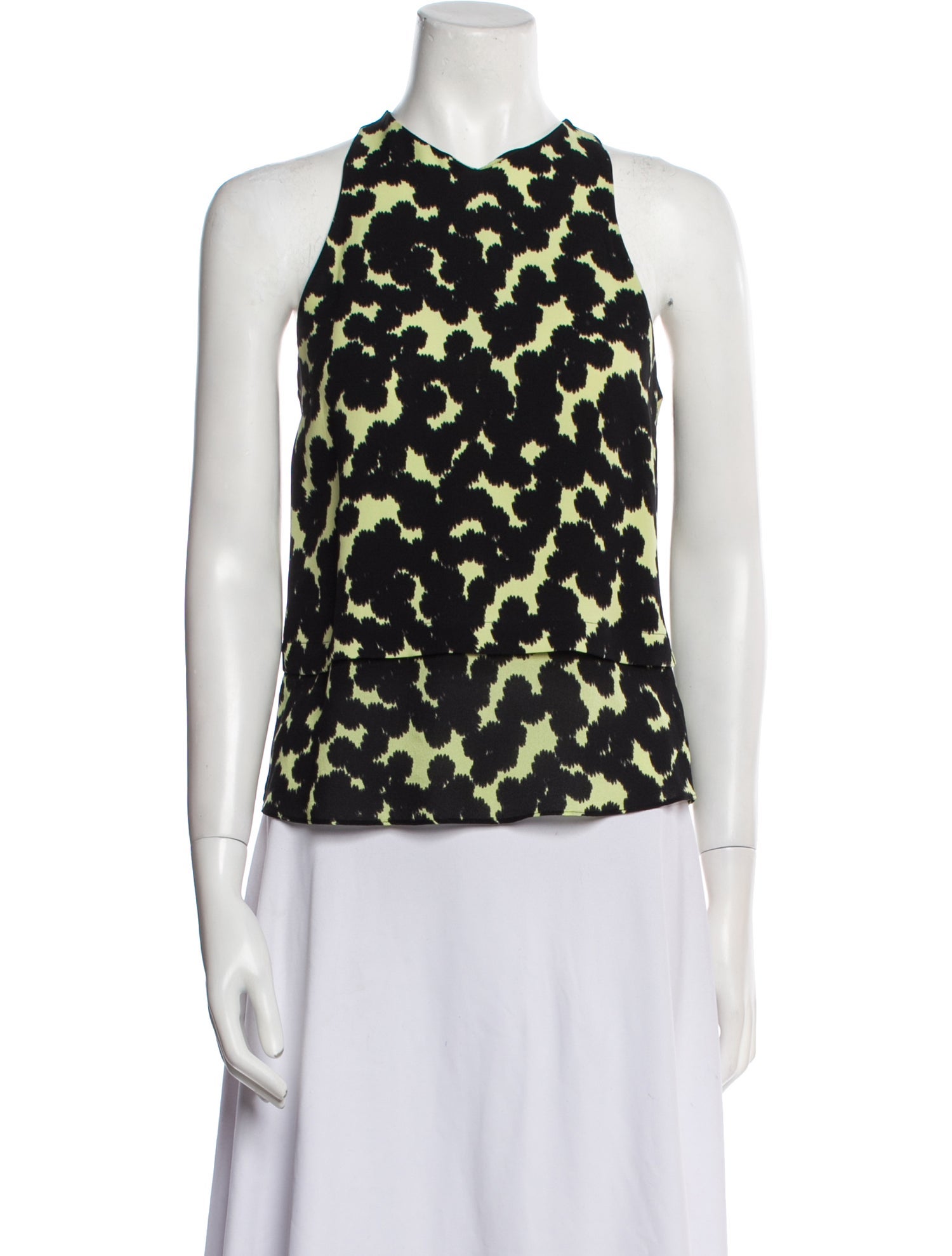 A.L.C. Silk Printed Top