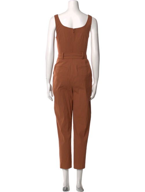 A.L.C. Linen Scoop Neck Jumpsuit