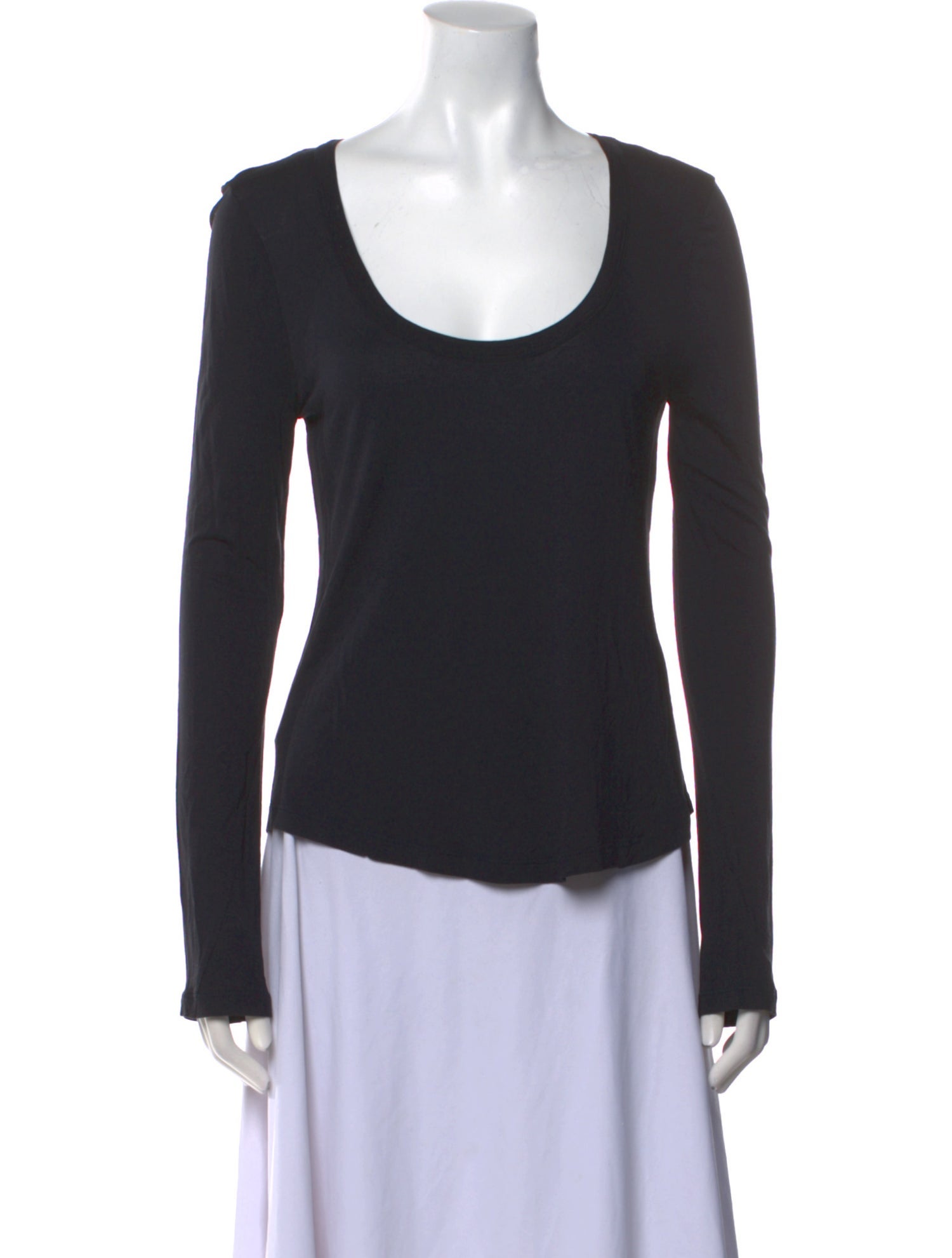 A.L.C. Scoop Neck Long Sleeve T-Shirt