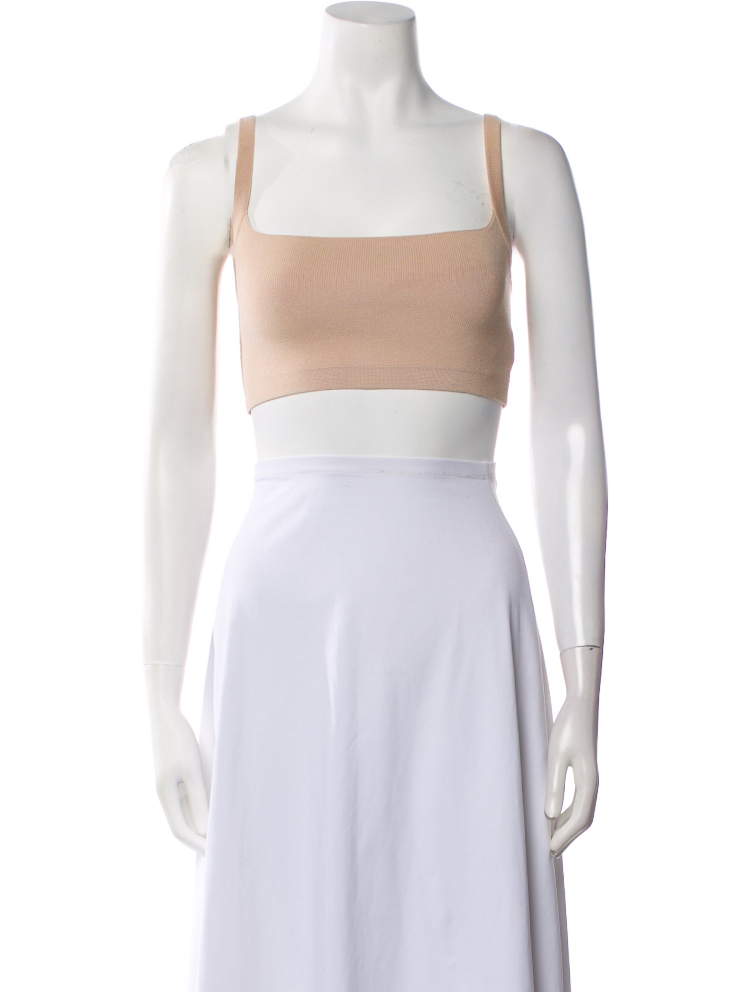 A.L.C. Square Neckline Sleeveless Crop Top
