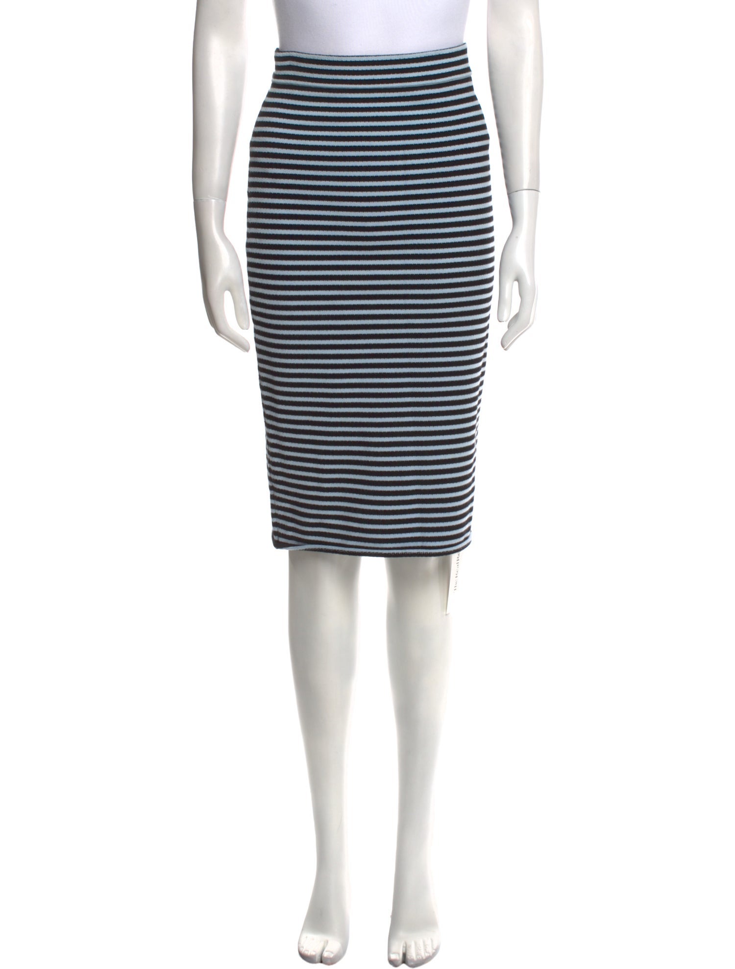 A.L.C. Striped Knee-Length Skirt