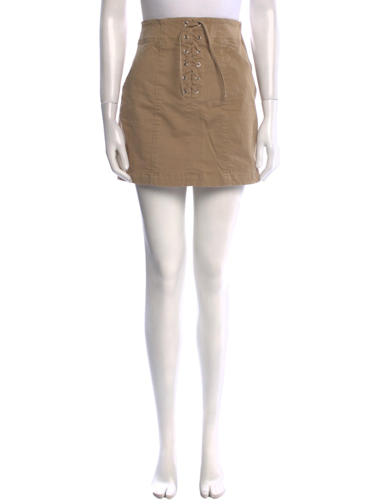 A.L.C. Whipstitch Trim Mini Skirt