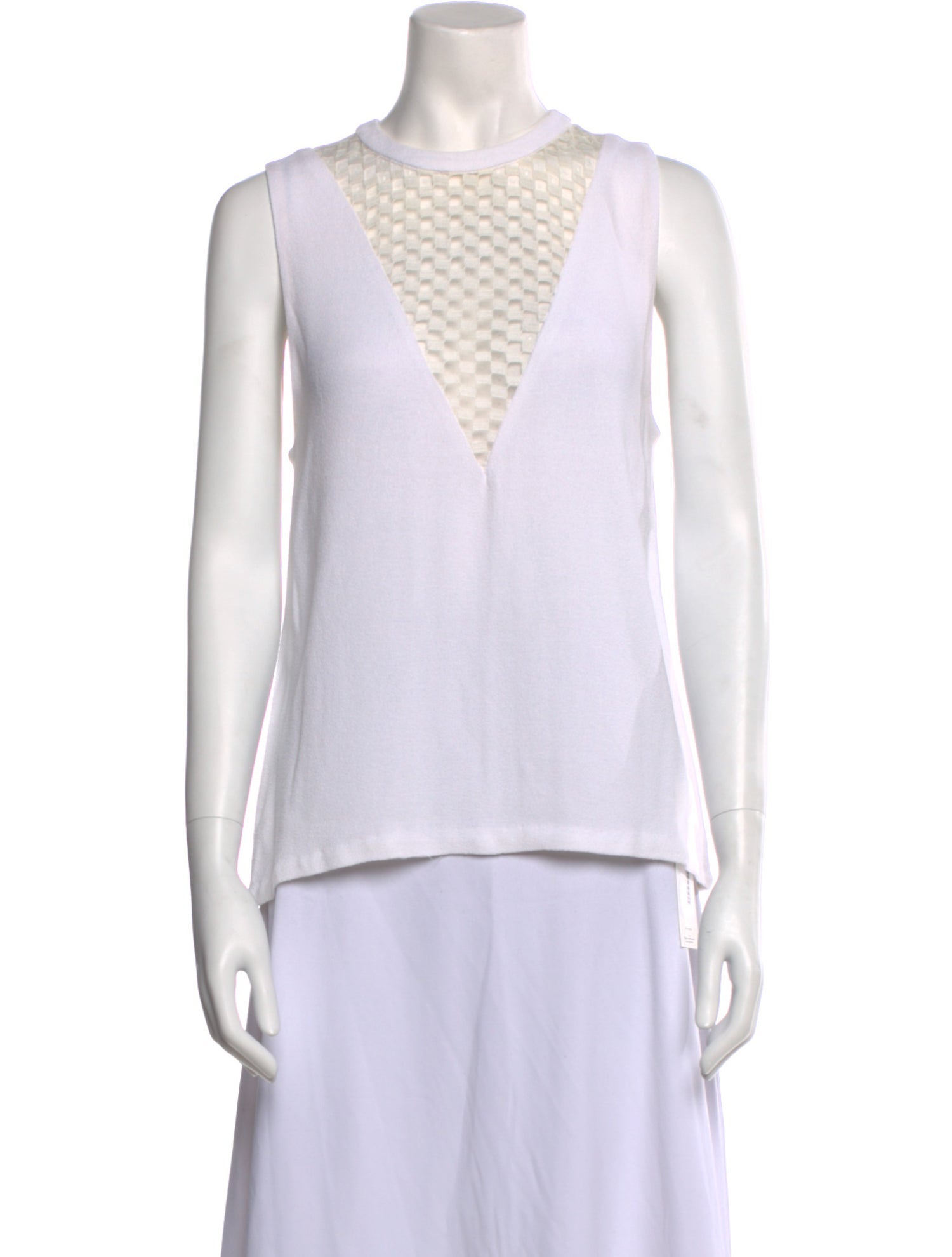 A.L.C. Crew Neck Sleeveless Top